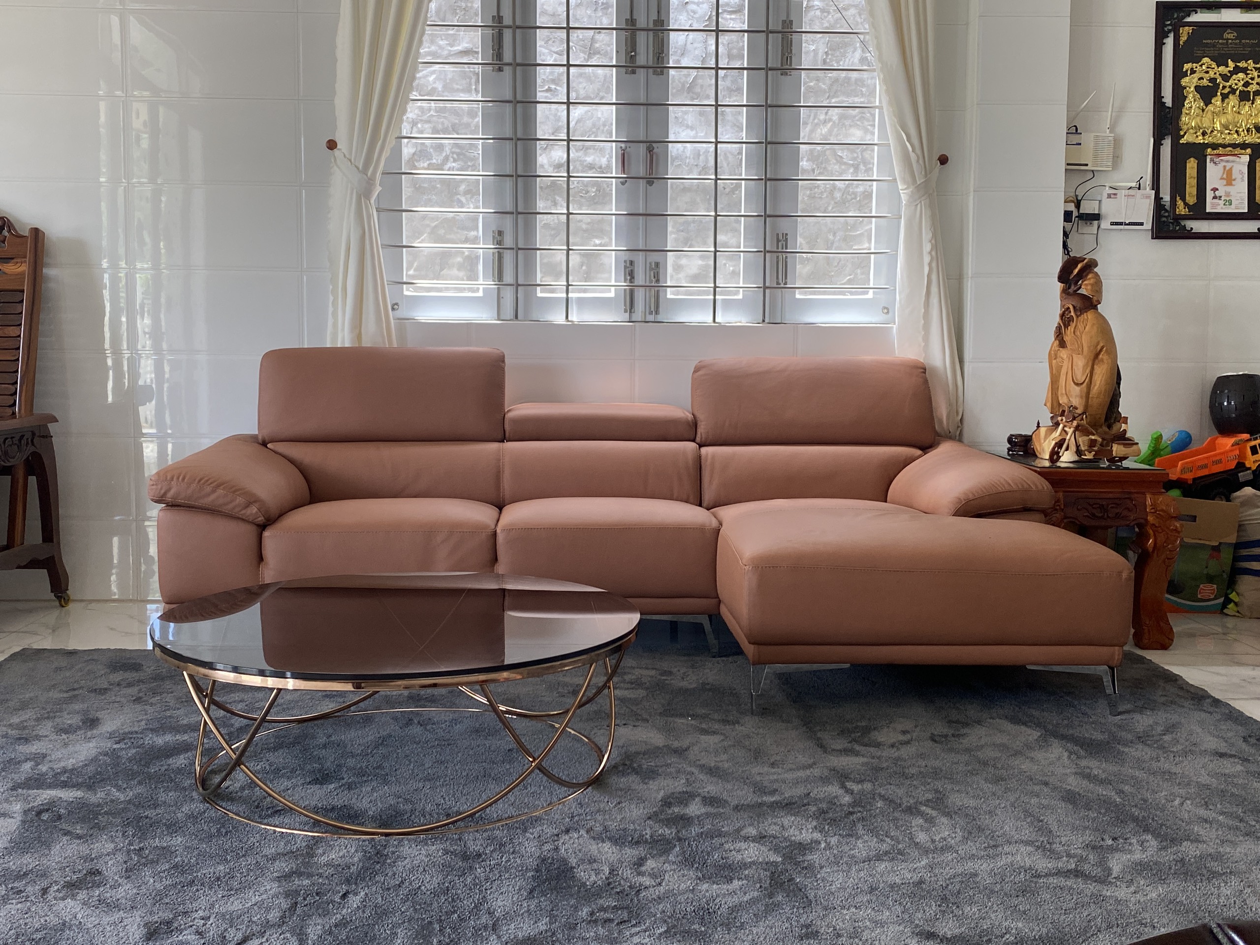 Sofa da Italia: Bộ góc Seneca 1038 góc 2