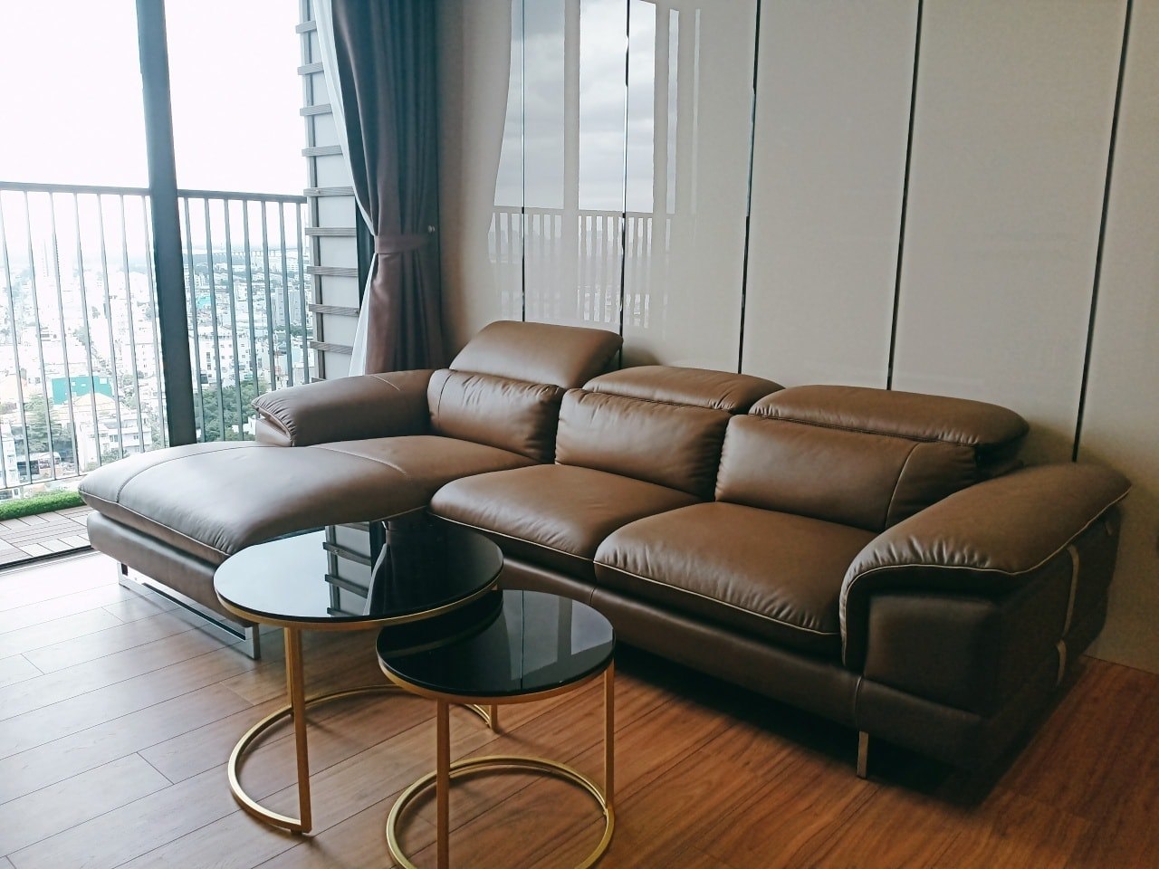 Sofa da Malaysia: Bộ góc KH270 góc 4