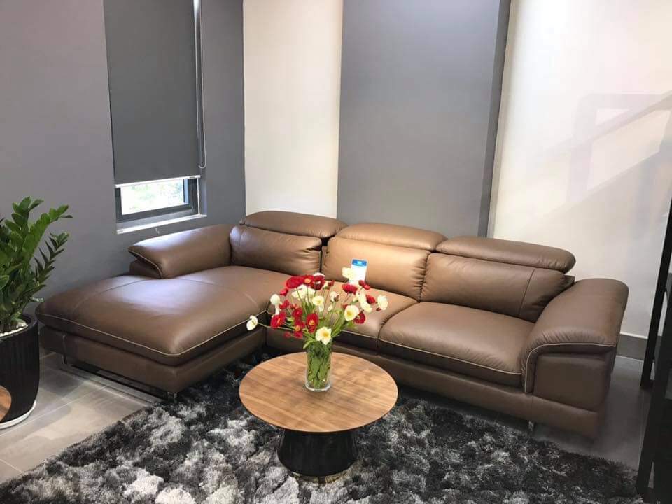 Sofa da Malaysia: Bộ góc KH270 góc 2