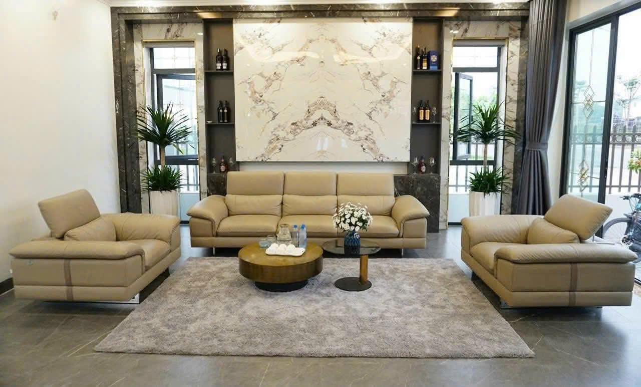 Sofa da Malaysia: Bộ rời KH270 góc 1