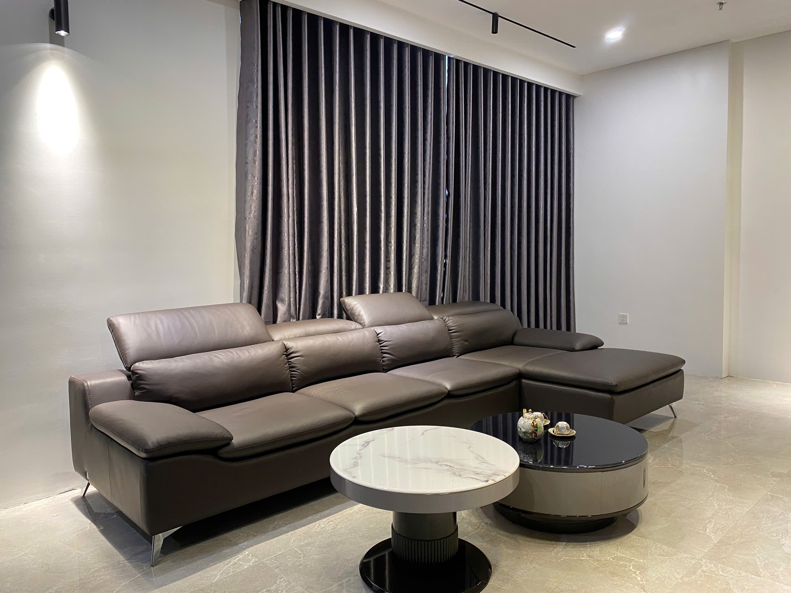 Sofa da Malaysia: Bộ góc KH291 góc 2