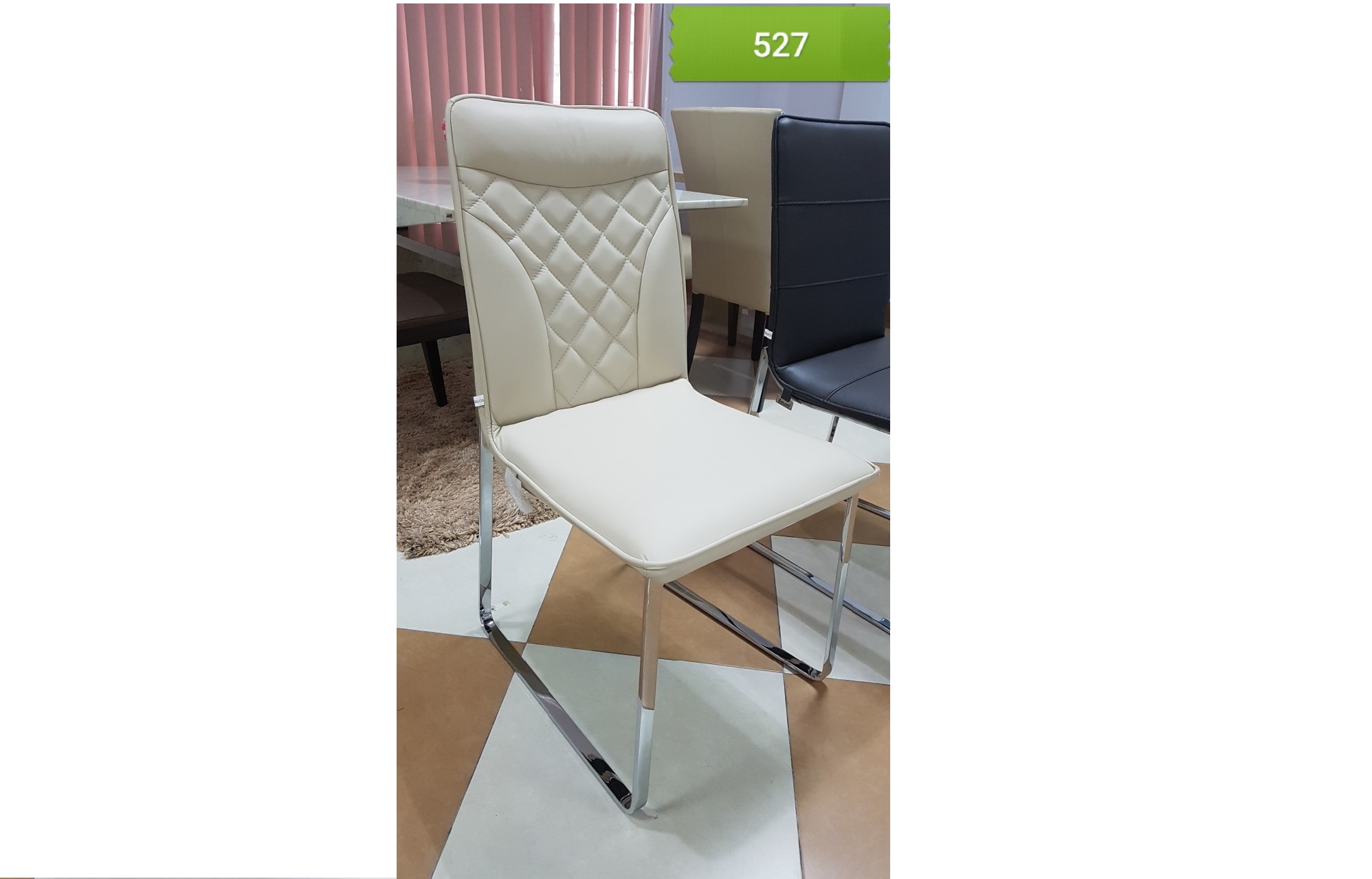 Ghế ăn da Malaysia 527 góc 2