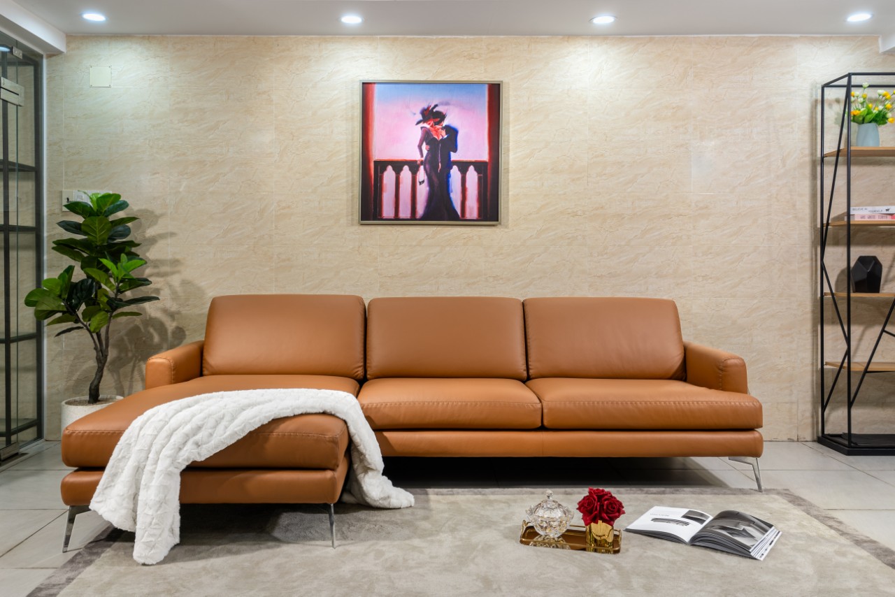 Sofa da Italia: Bộ góc Narciso góc 1