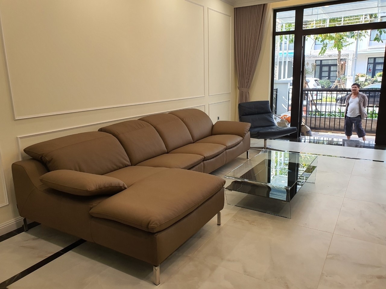 Sofa da Italia: Bộ góc PRM 961L Joseph góc 3