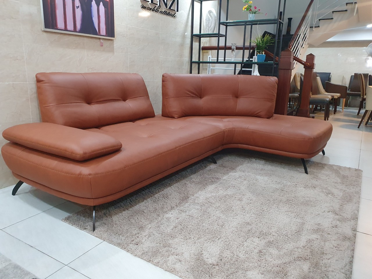 Sofa da Italia: Bộ góc Bogart góc 2