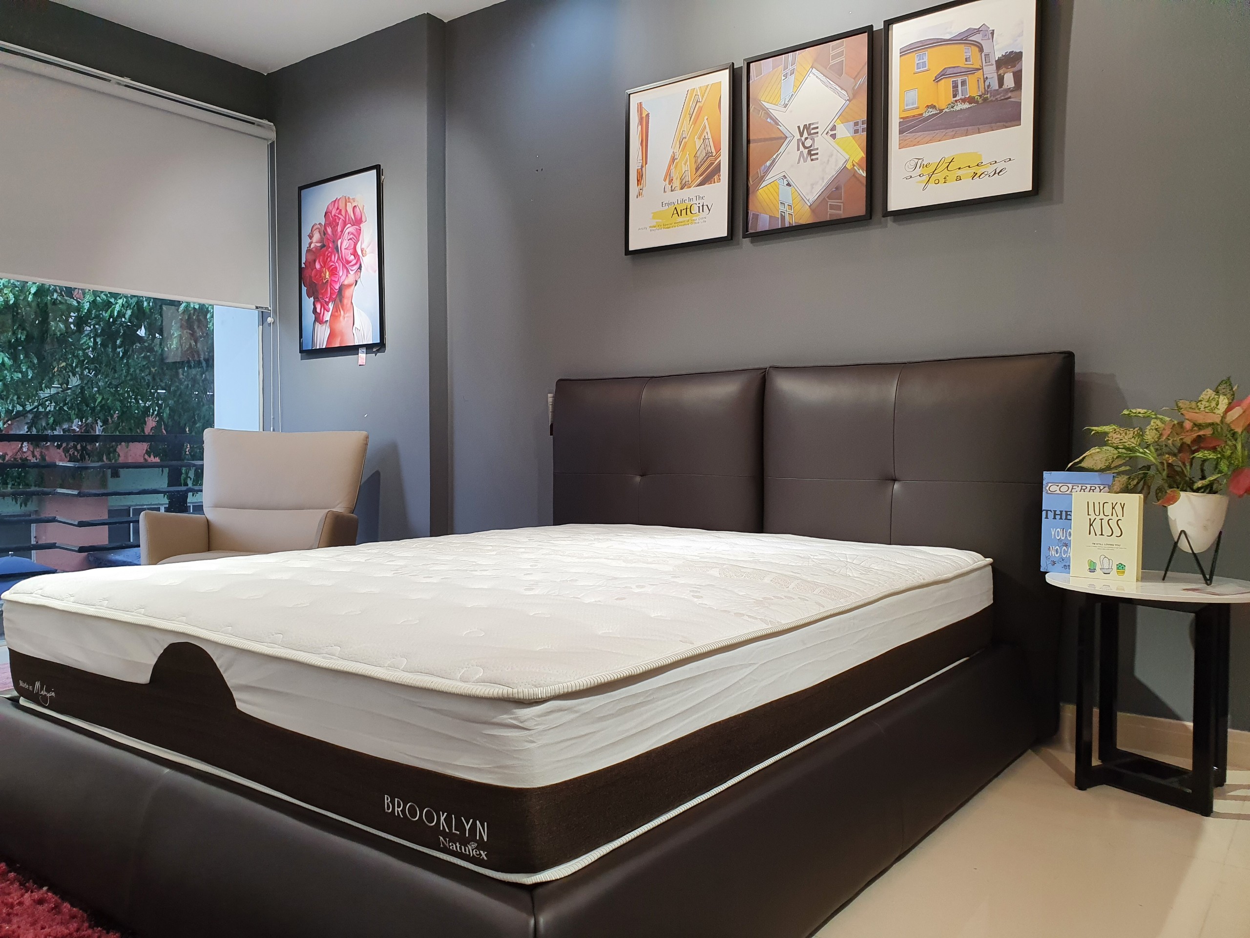 Đệm mút lò xo Brooklyn Malaysia góc 4