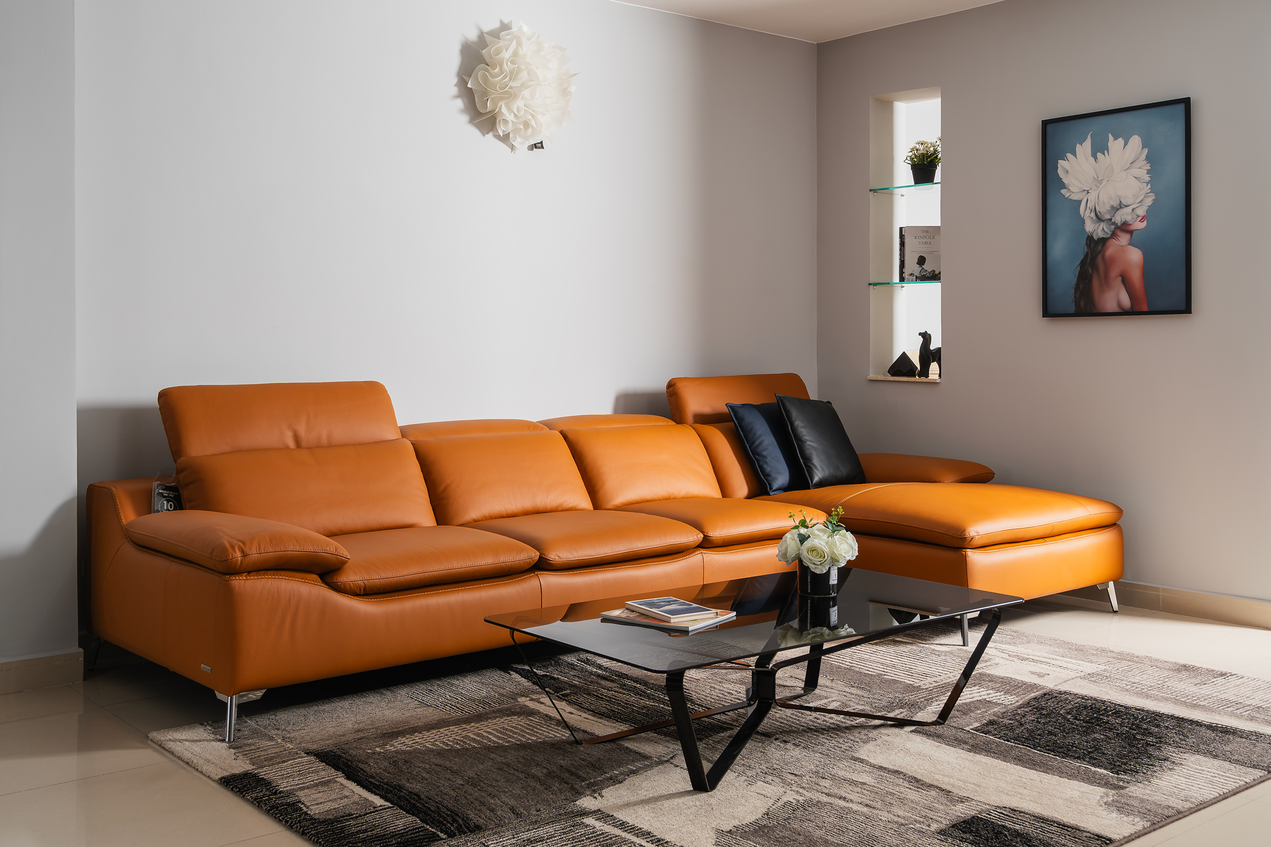 Sofa da Malaysia: Bộ góc Maxx 1029 góc 3