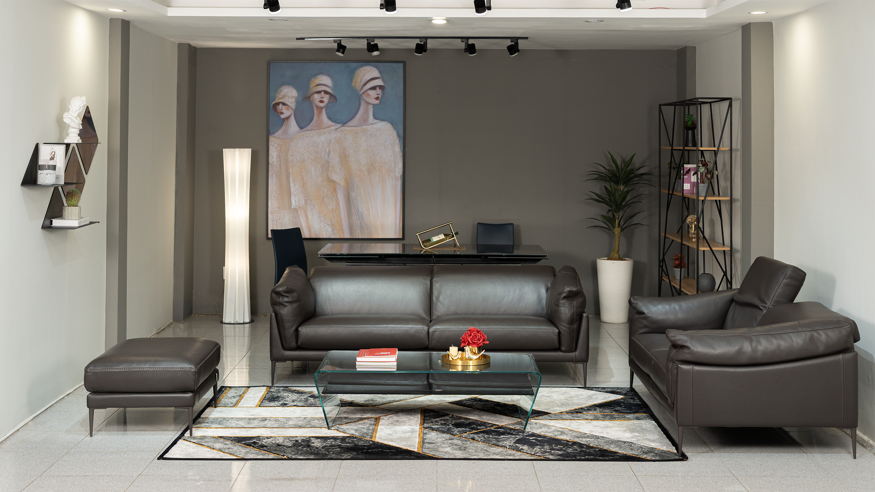 Sofa da Italia: Bộ rời ELISIR 1060 góc 2