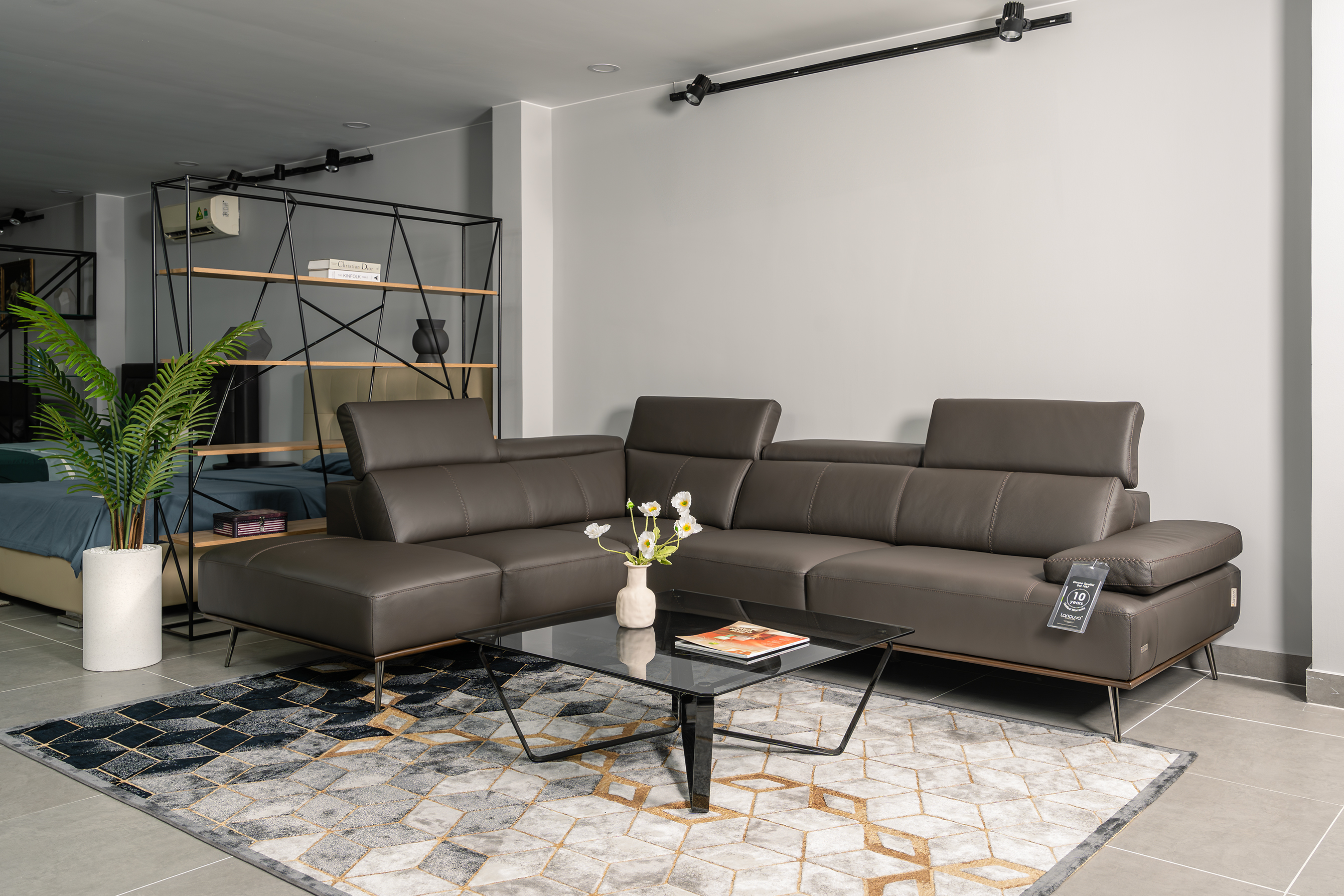 Sofa da Malaysia: Góc quây 1097-Bonnie góc 3
