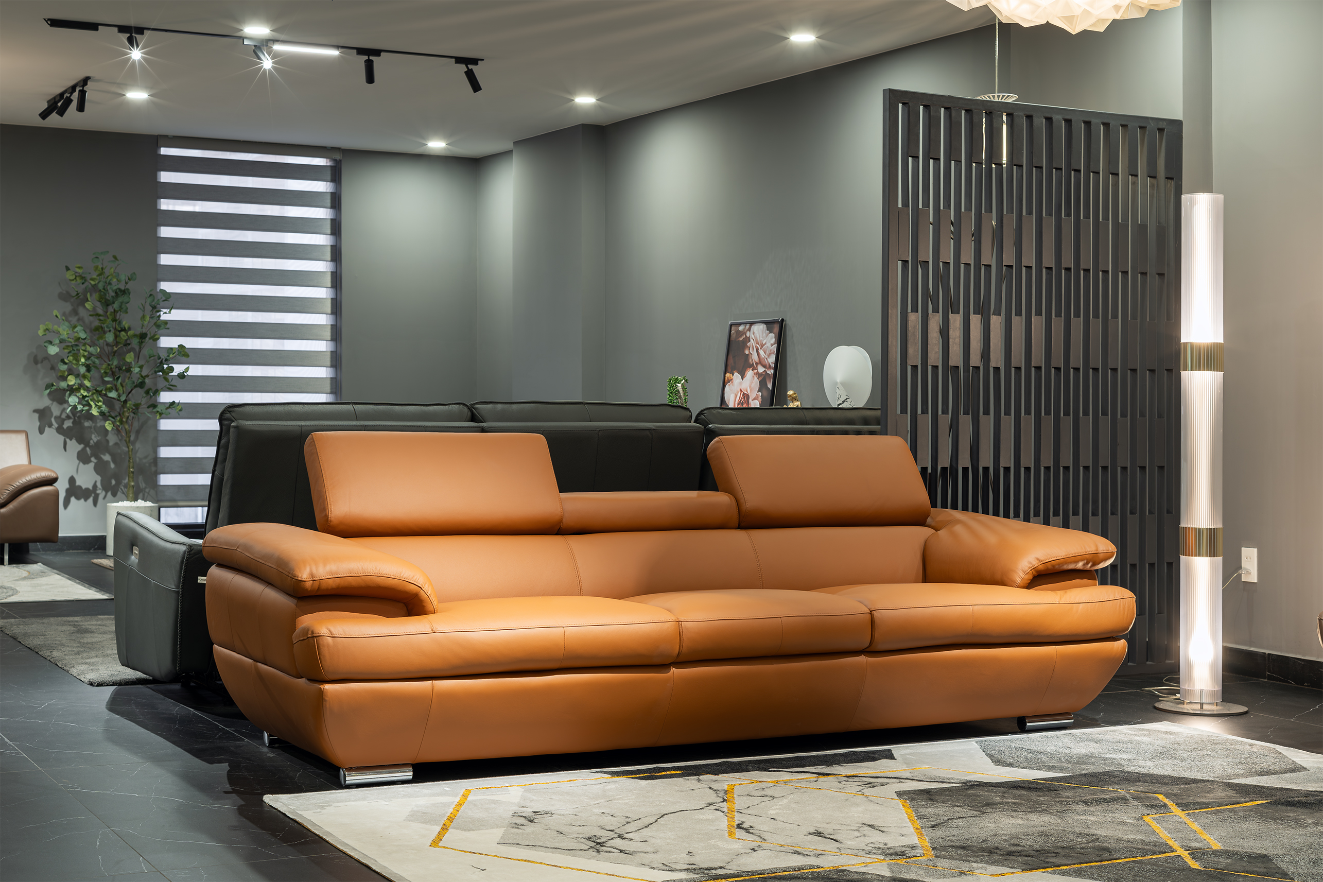 Sofa da Malaysia : băng dài 9038 góc 1
