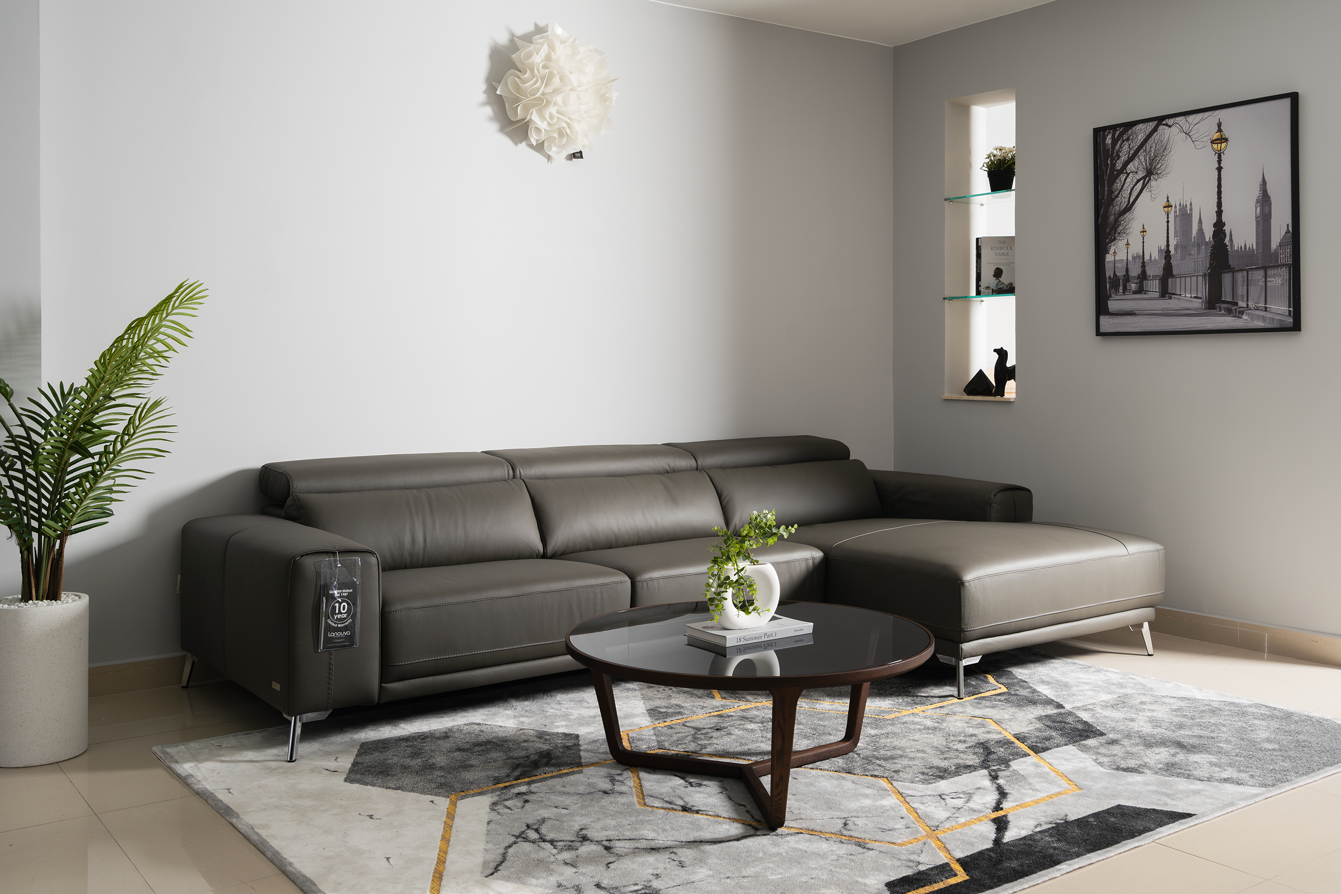 Sofa da Malaysia: Bộ góc 986 Kelvin góc 4