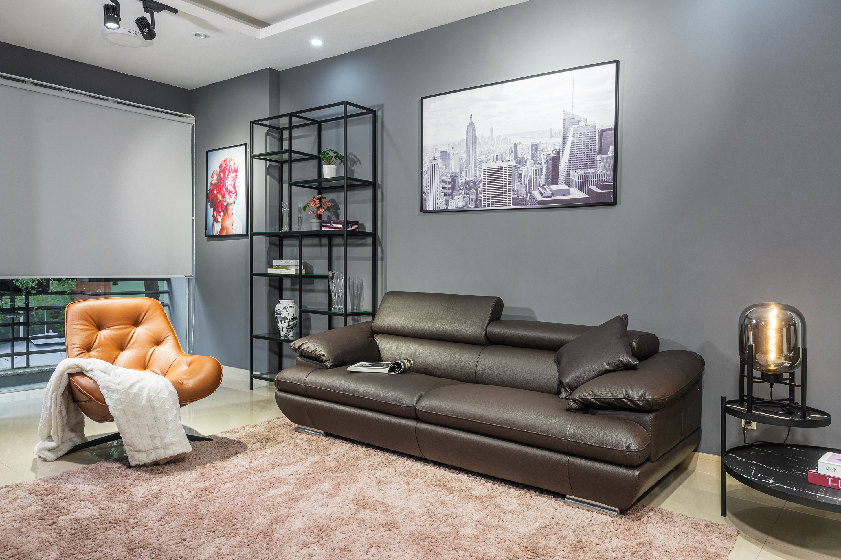 Sofa da Italia: Bộ rời Albachiara góc 4