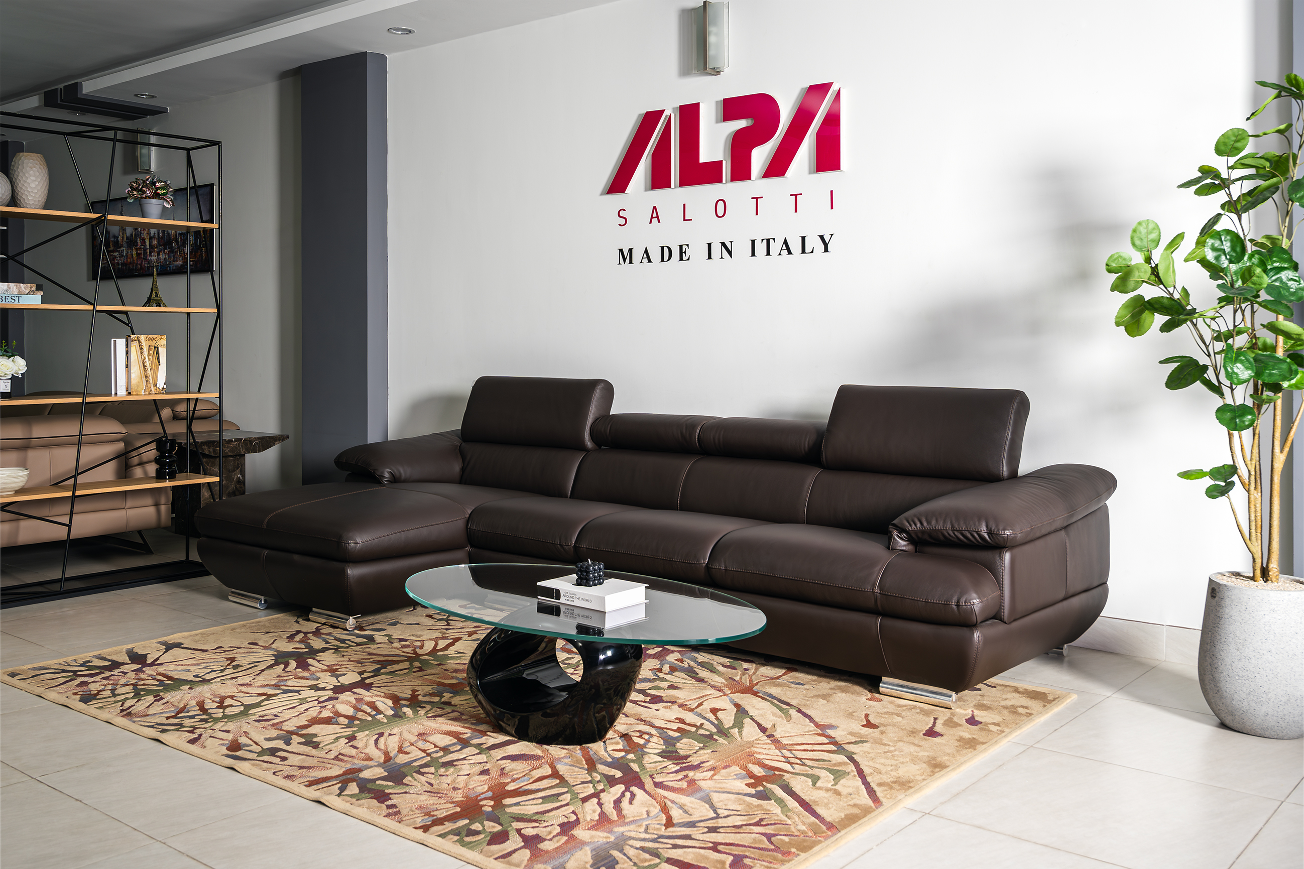 Sofa da Italia: Bộ góc Albachiara góc 5