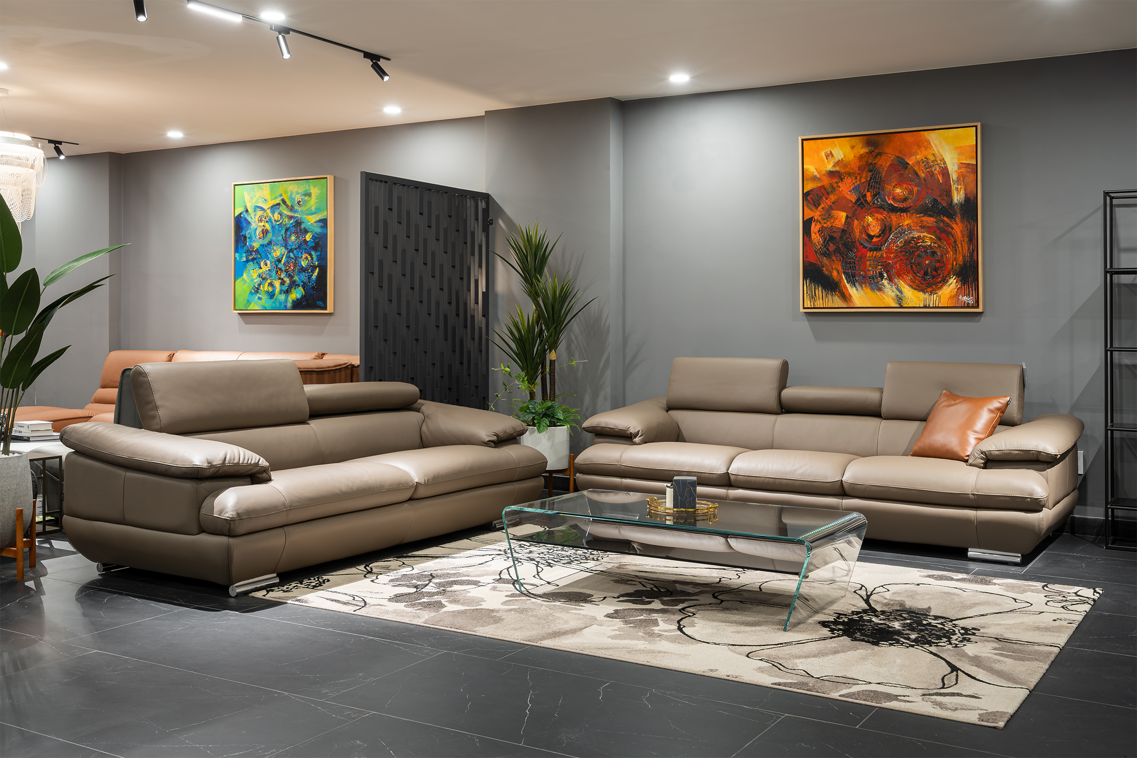 Sofa da Italia: Bộ rời Albachiara góc 3
