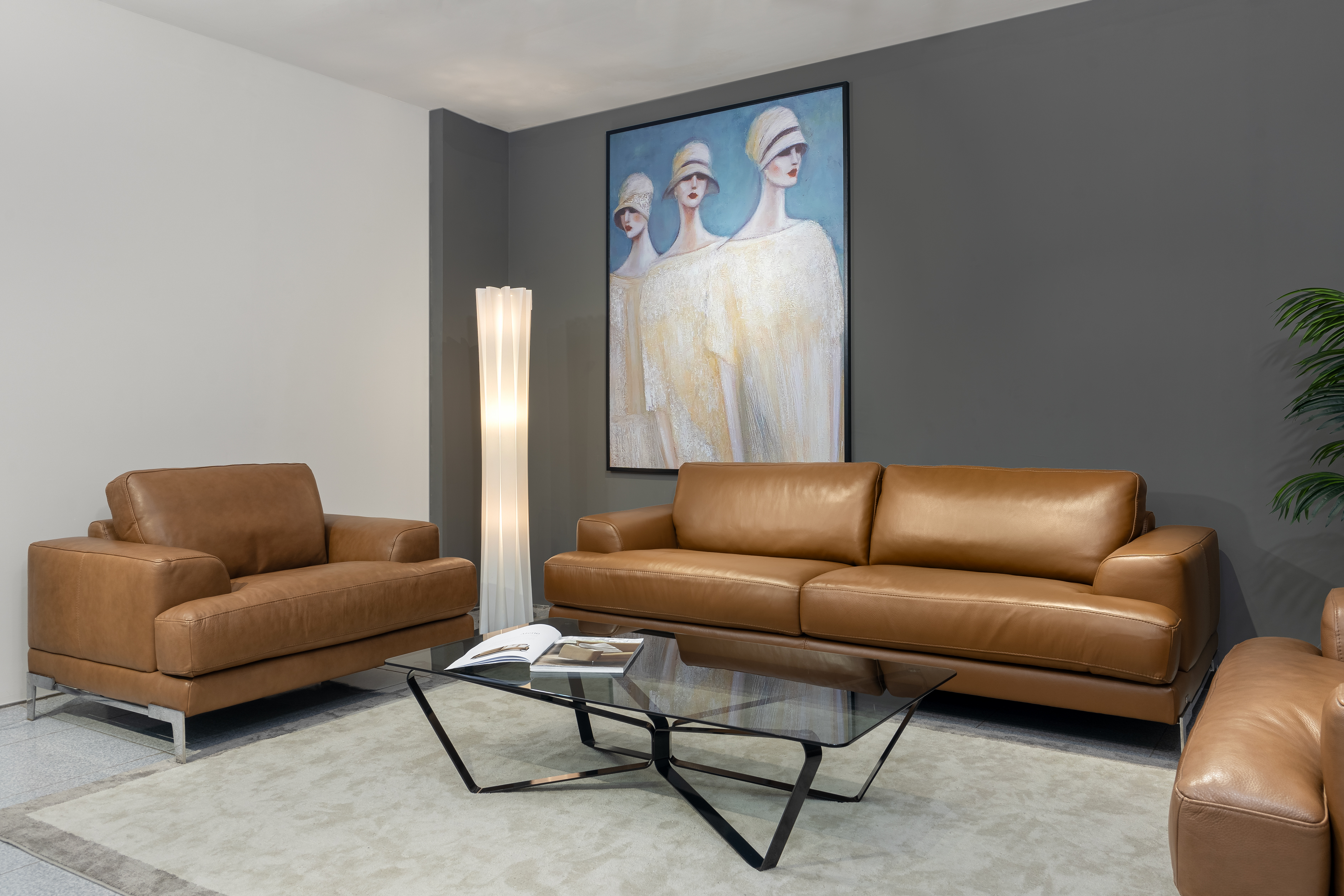 Sofa da Italia: Bộ rời Capri góc 2