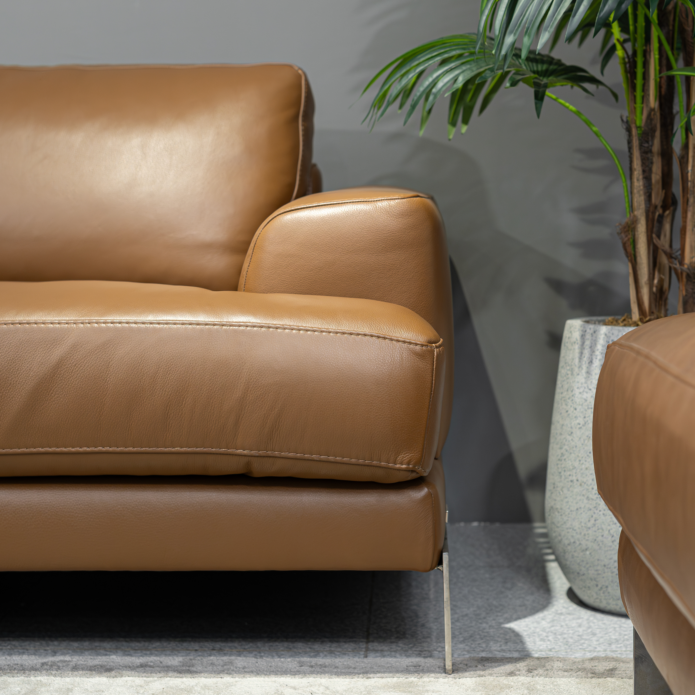 Sofa da Italia: Bộ rời Capri góc 4