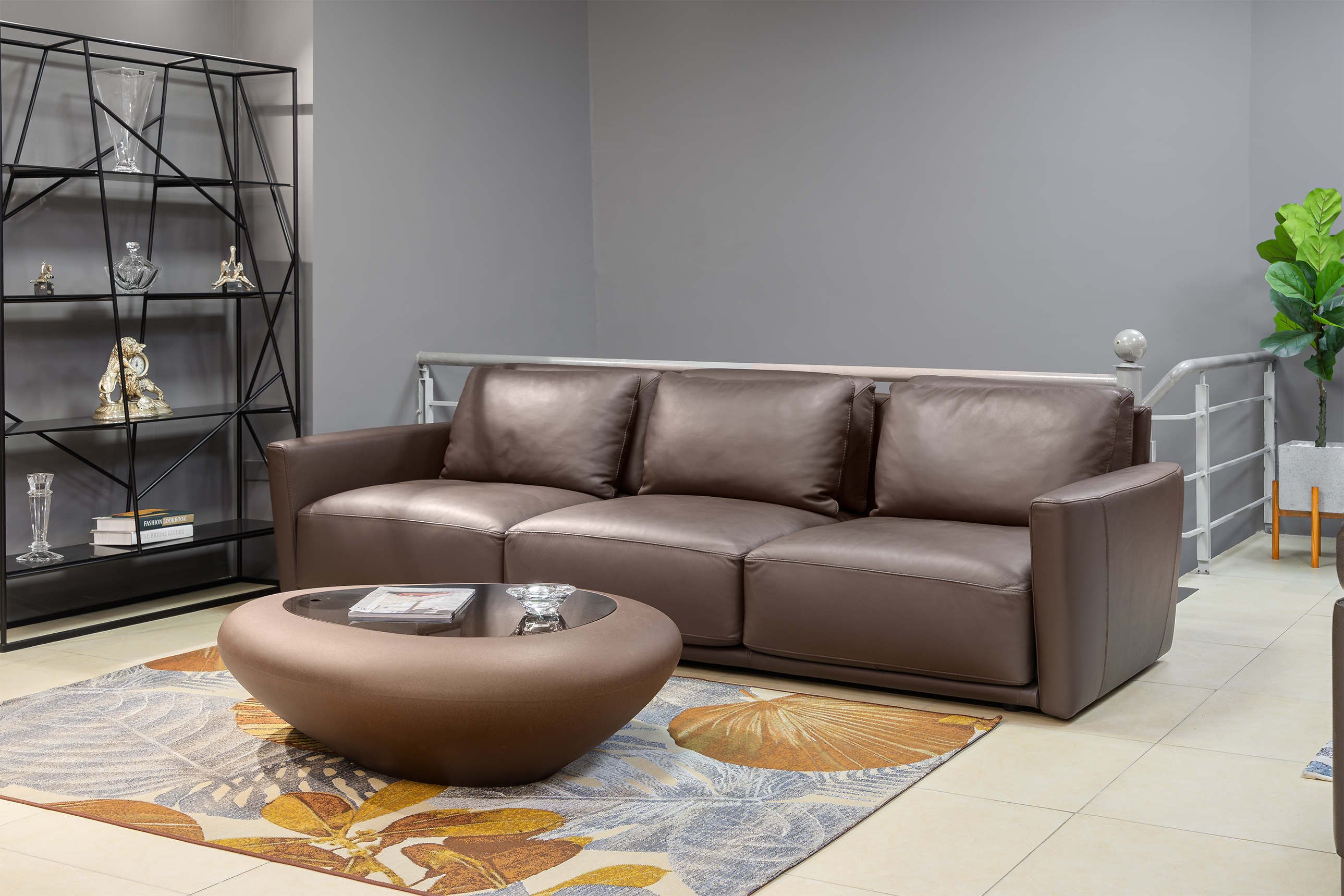 Sofa da Italia: Bộ rời Duca 1094 góc 2