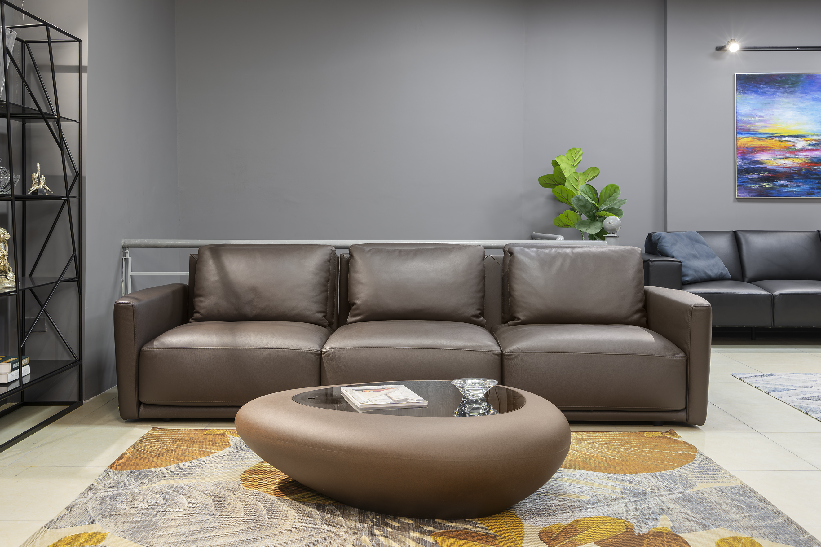 Sofa da Italia: Bộ rời Duca 1094 góc 1