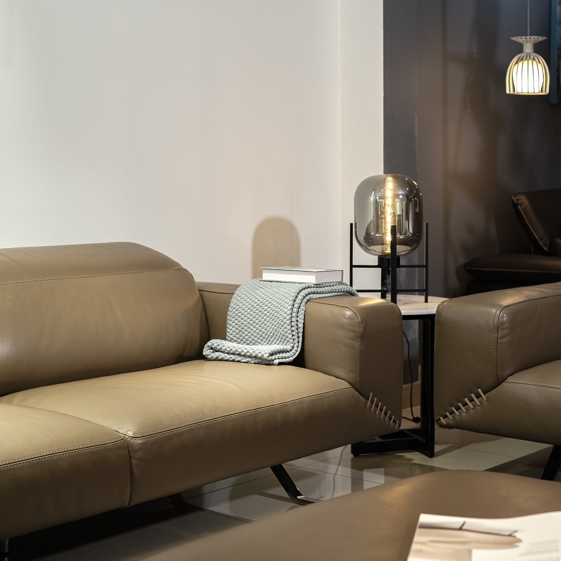 Sofa da Italia: Bộ rời Henry góc 4