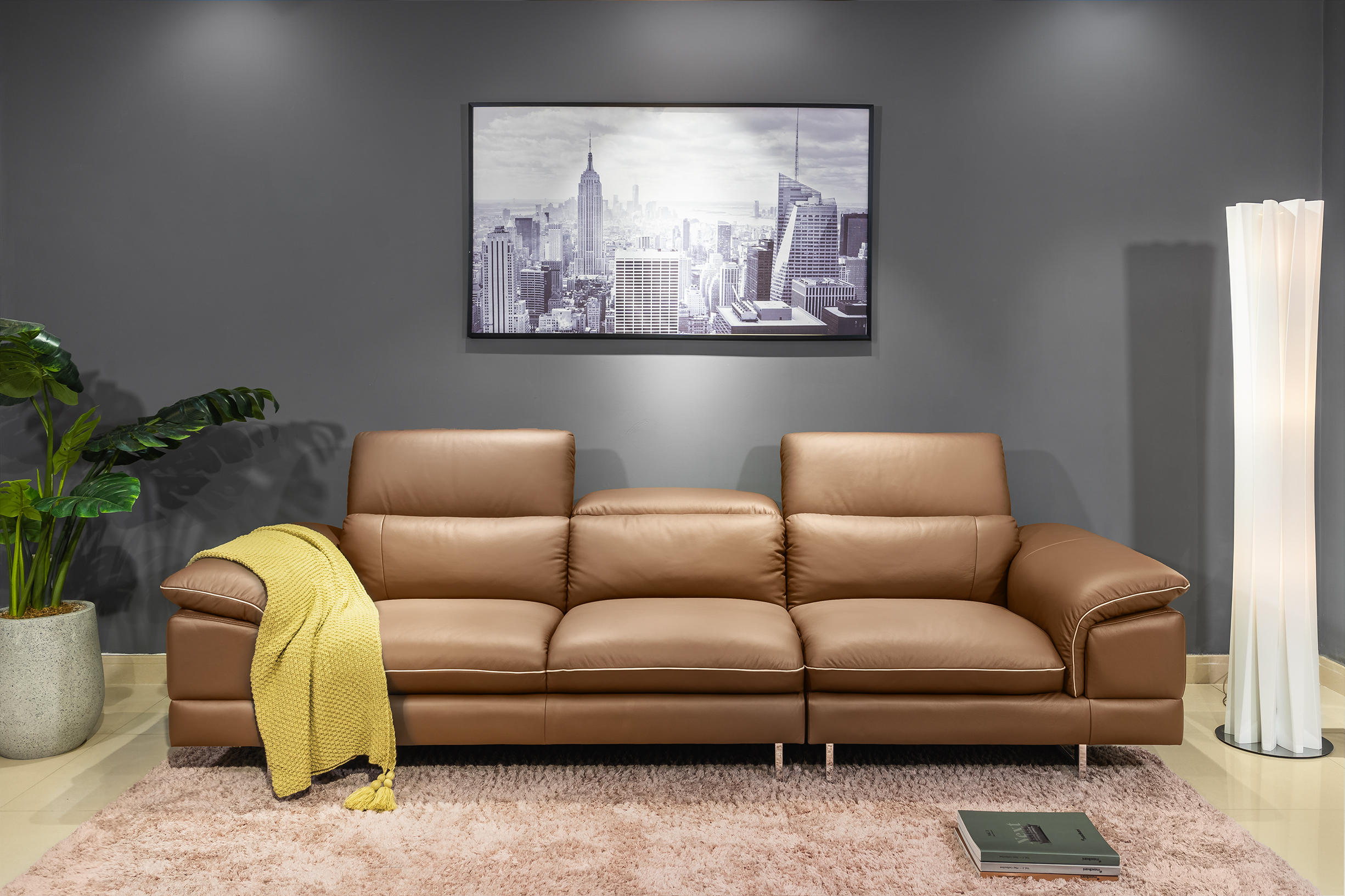 Sofa da Malaysia: Băng dài KH270 góc 3