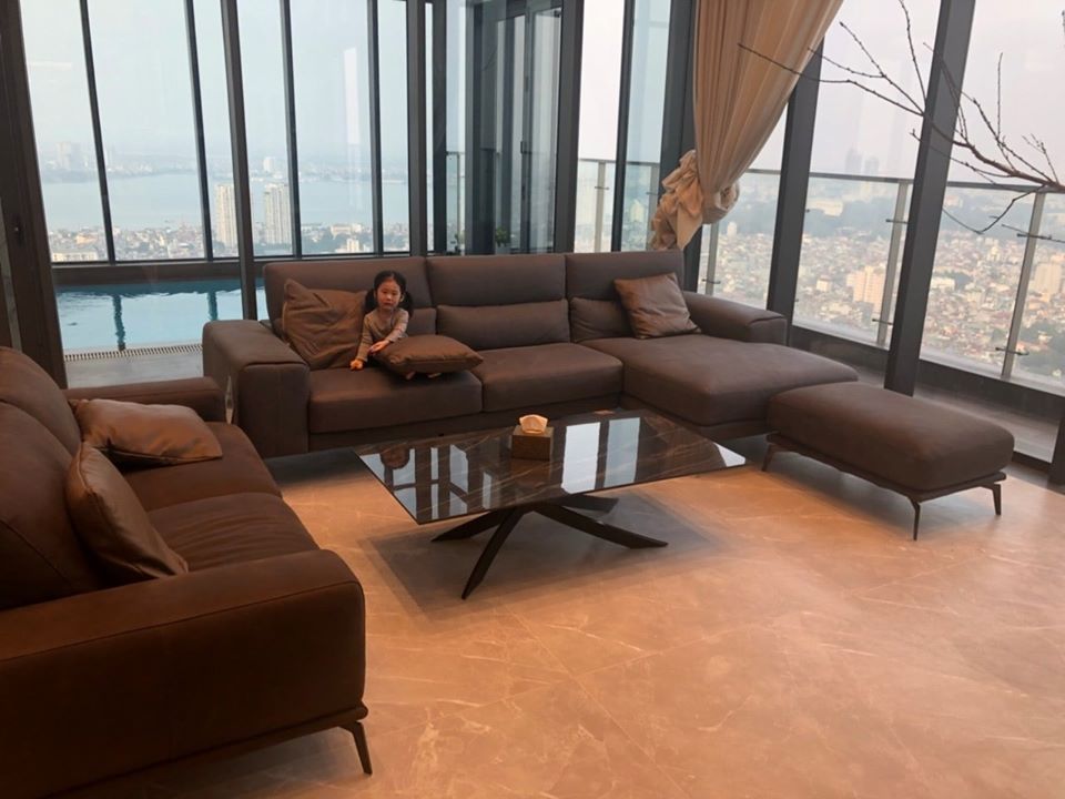Sofa da Italia: Bộ góc Canova góc 4