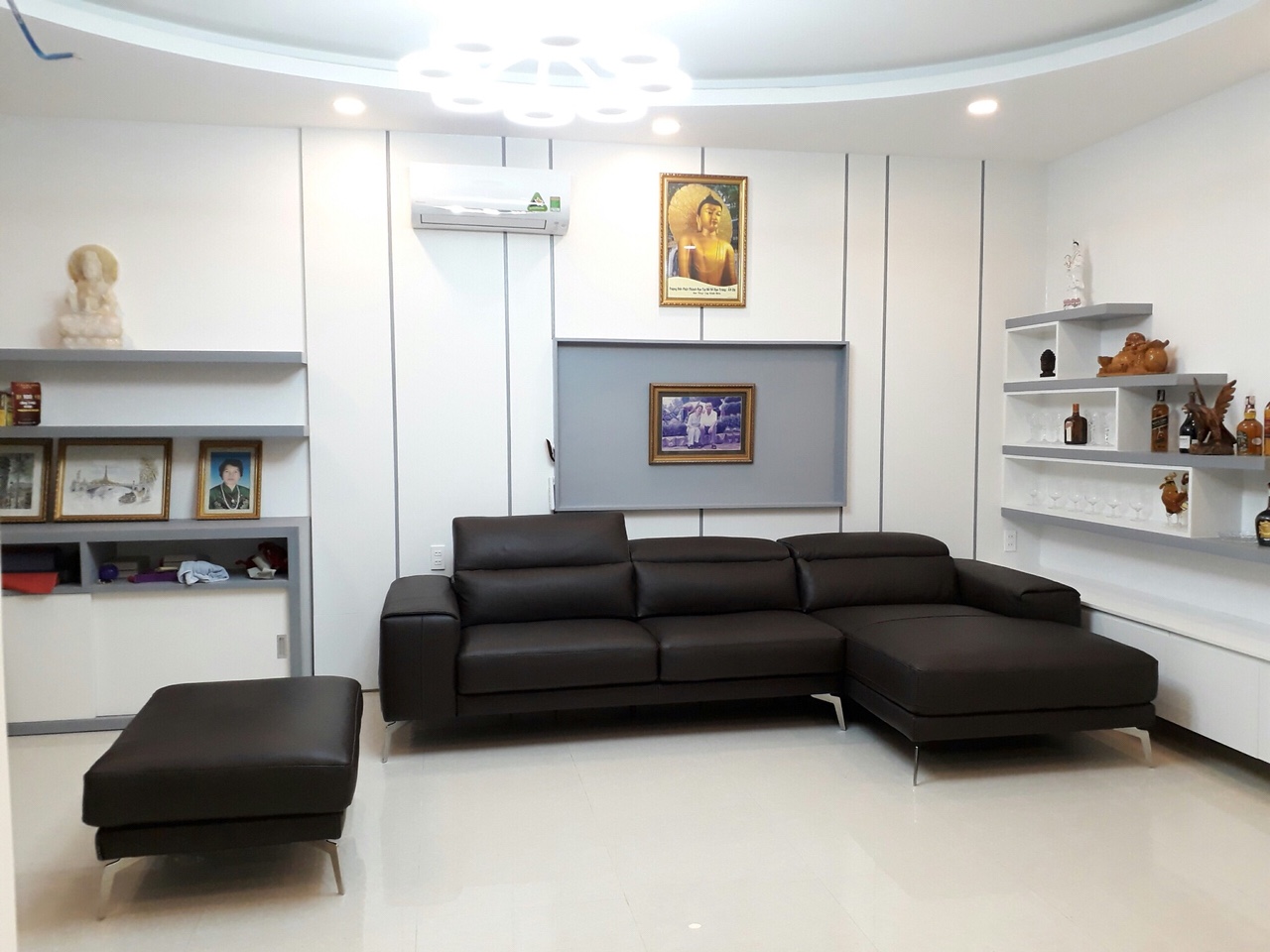Sofa da Italia: Bộ góc Canova góc 2