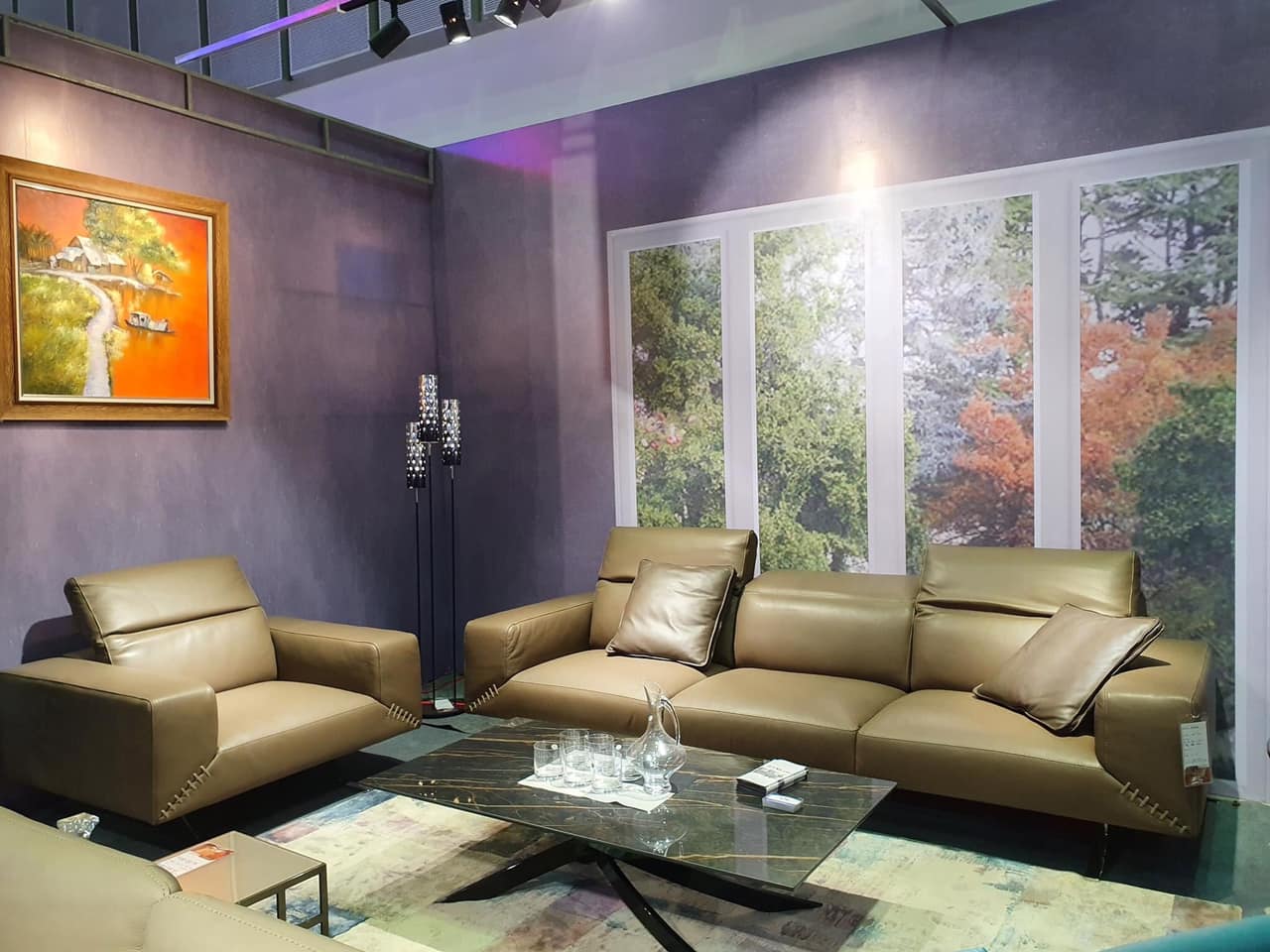 Sofa da Italia: Bộ rời Henry góc 2