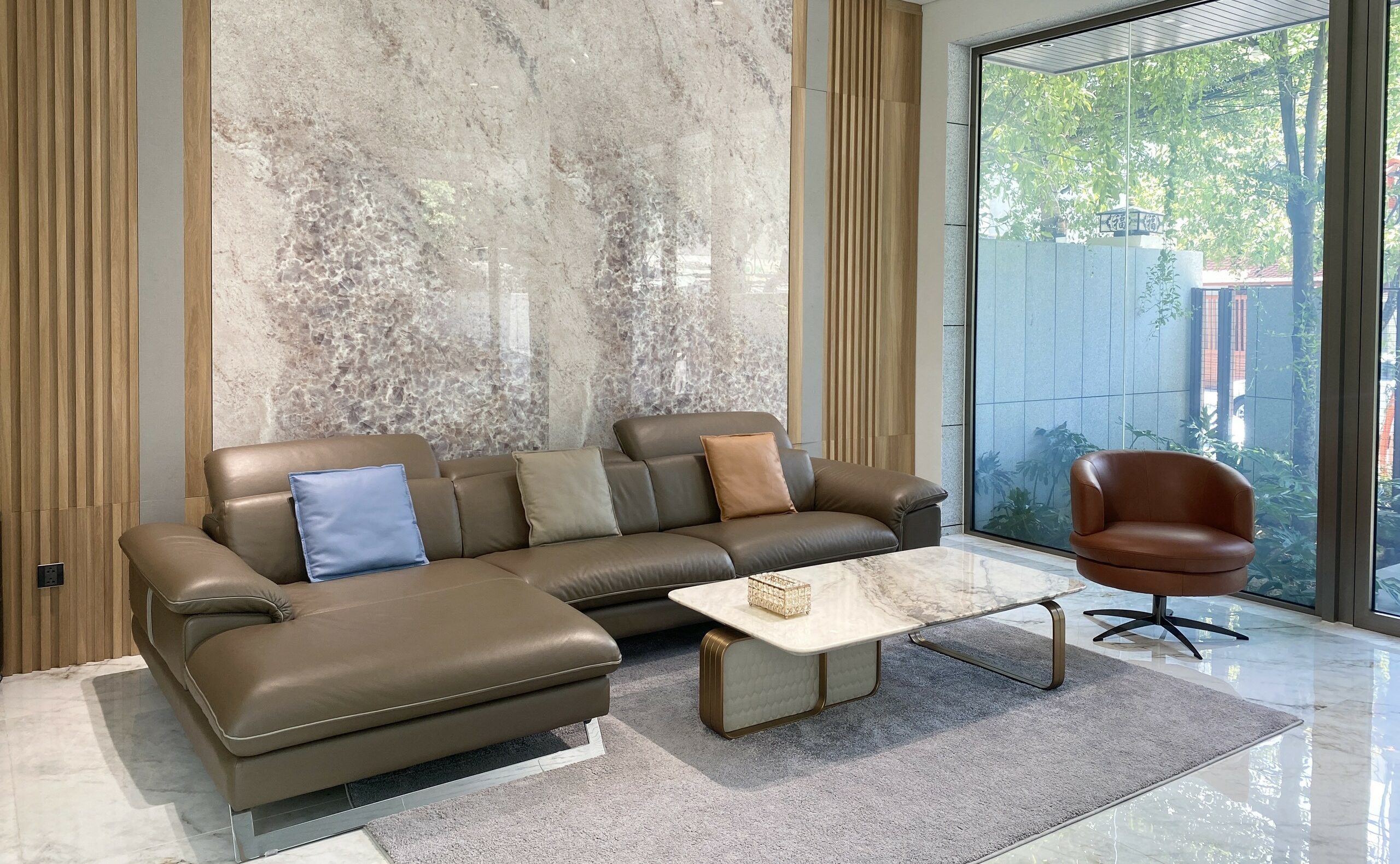 Sofa da Italia: Bộ góc KENNEDY