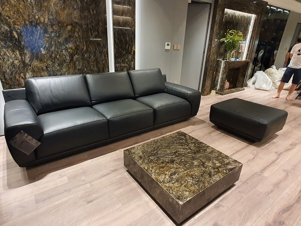 Sofa da Italia: Băng dài King góc 2