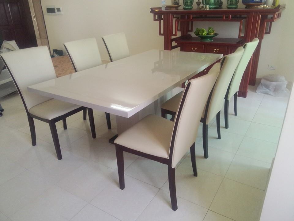Ghế ăn da Malaysia 772 góc 4