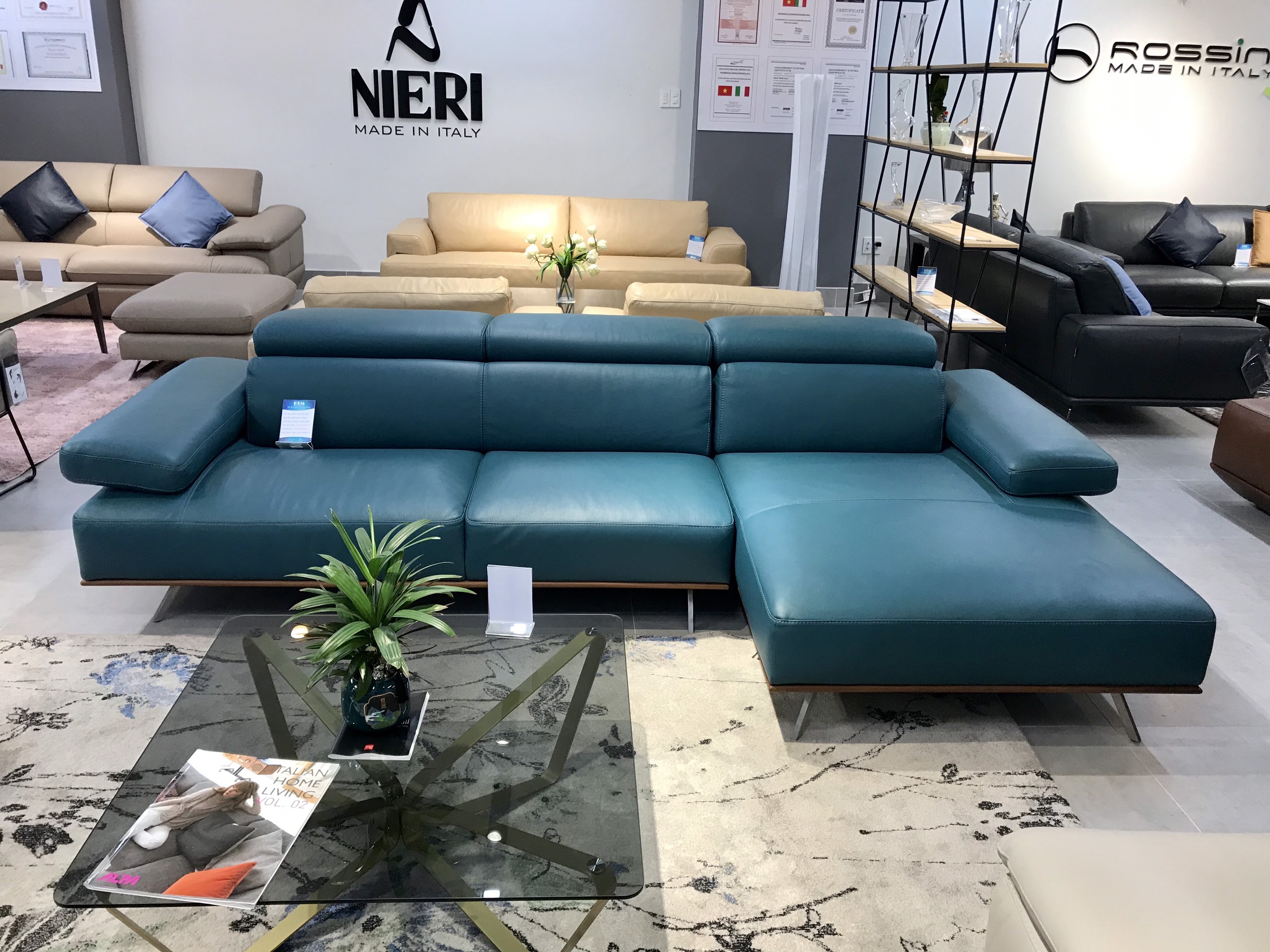 Sofa da Italia: Bộ góc New York góc 2