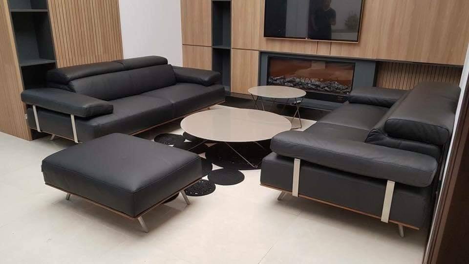 Sofa da Italia: New York Set(3S+đôn) góc 2