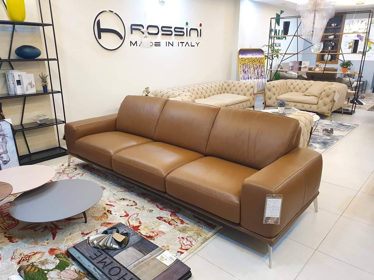 Sofa da Italia: Băng dài Tivoli góc 2