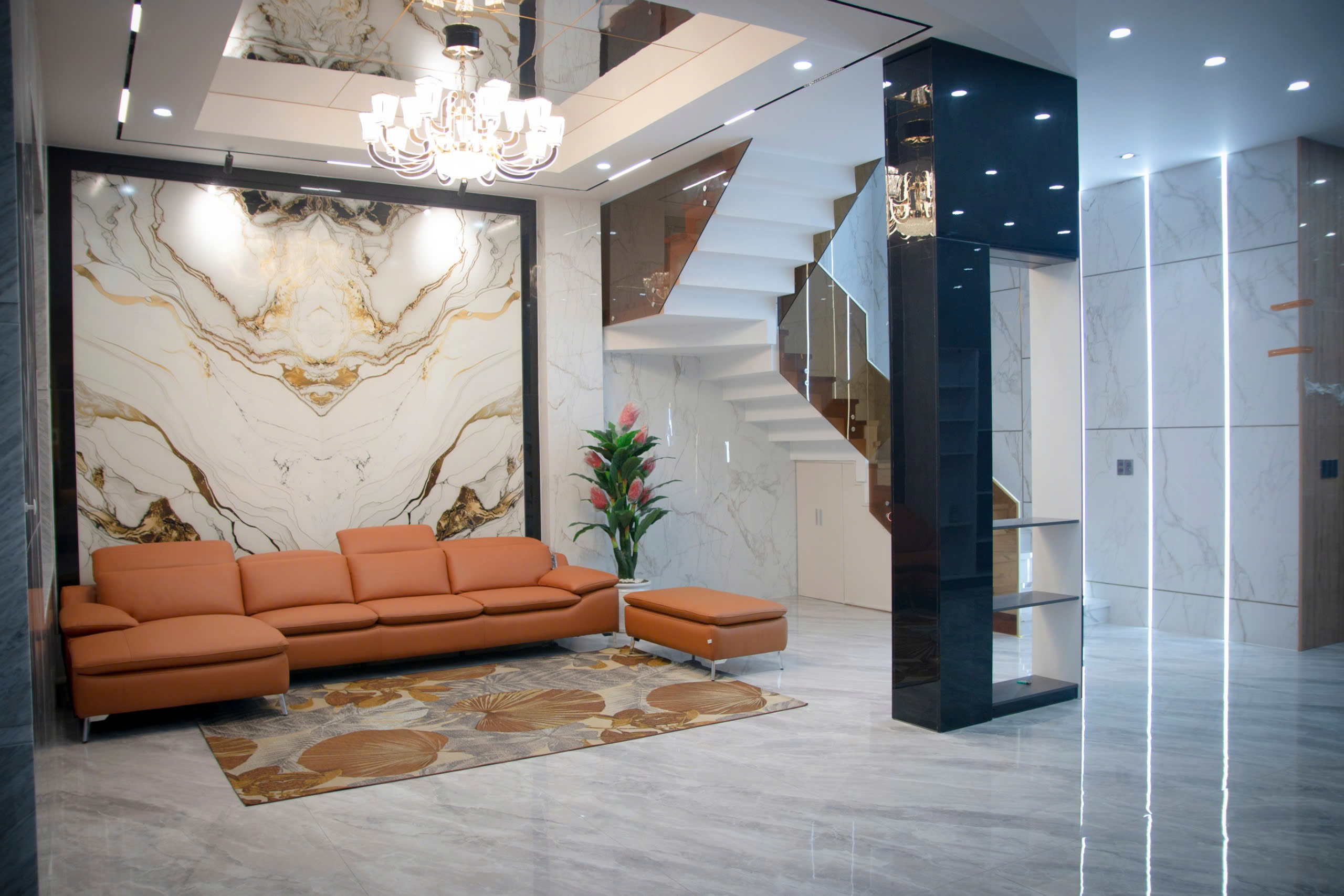 Sofa da Malaysia: Bộ góc Maxx 1029 góc 2