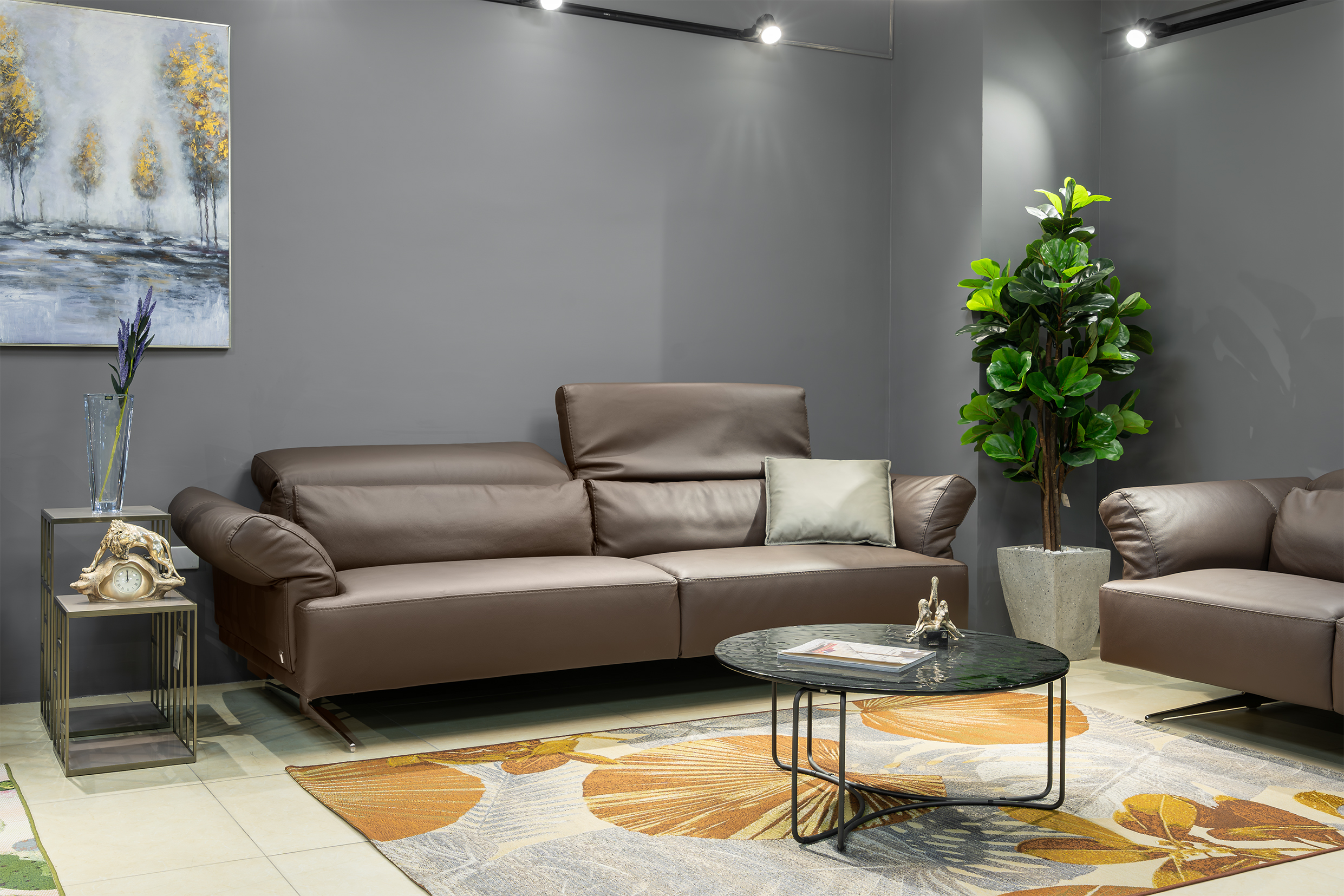 Sofa da Italia: Bộ rời 1141 góc 3