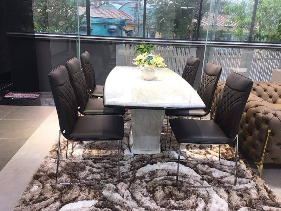 Ghế ăn da Malaysia 527 góc 3