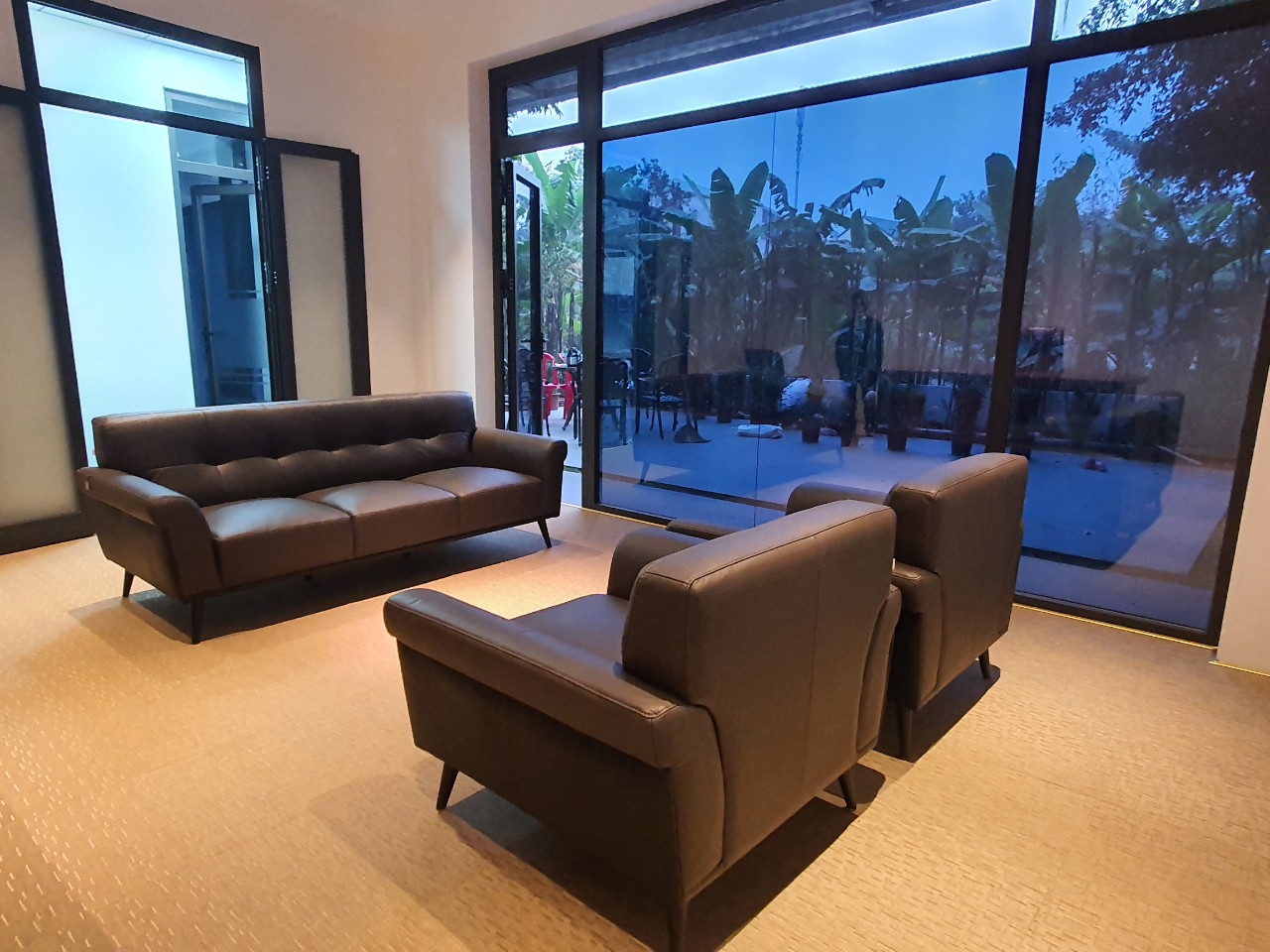 Sofa da Malaysia : bộ rời KH284 góc 2