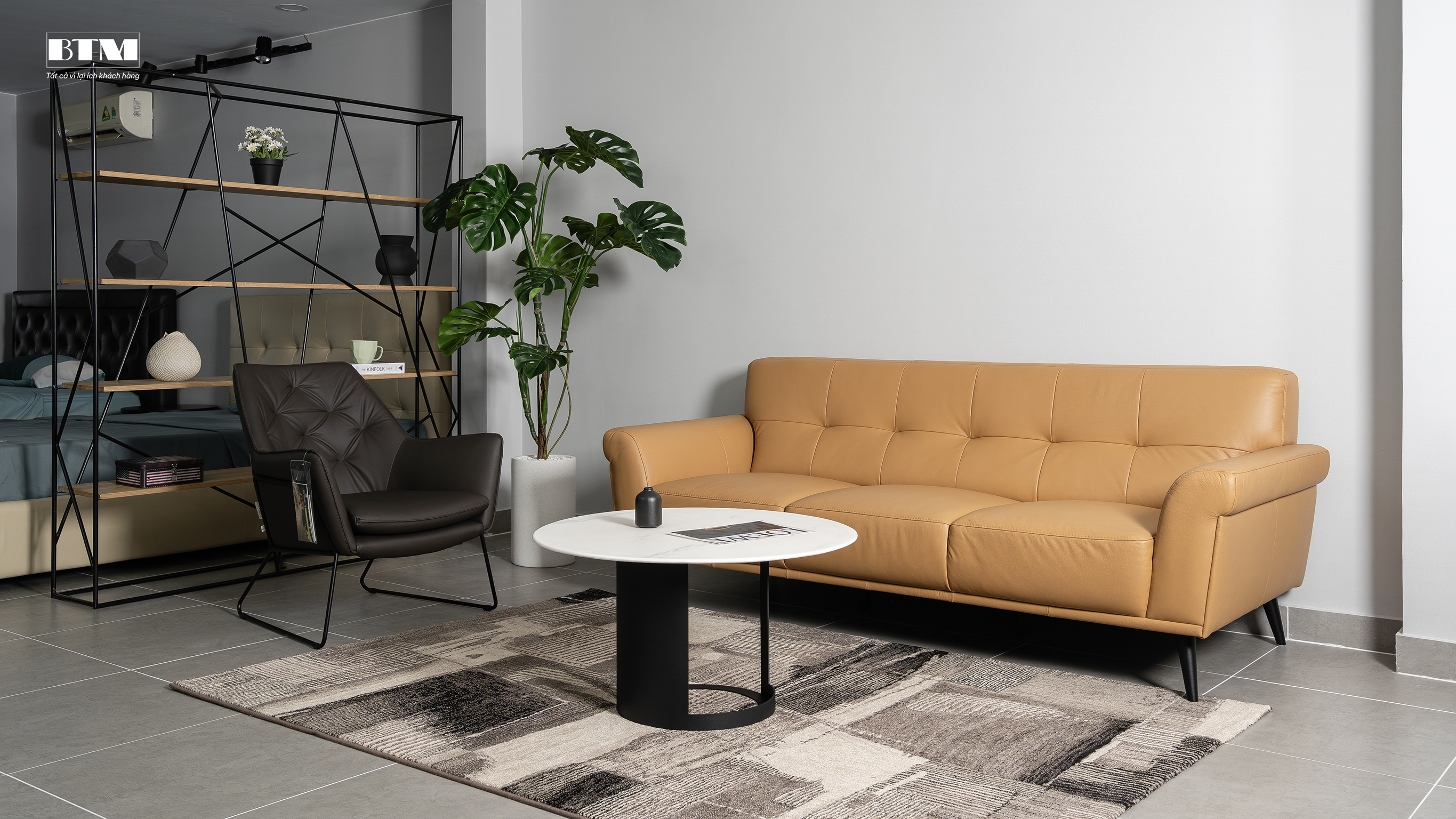 Sofa da Malaysia : bộ rời KH284 góc 4