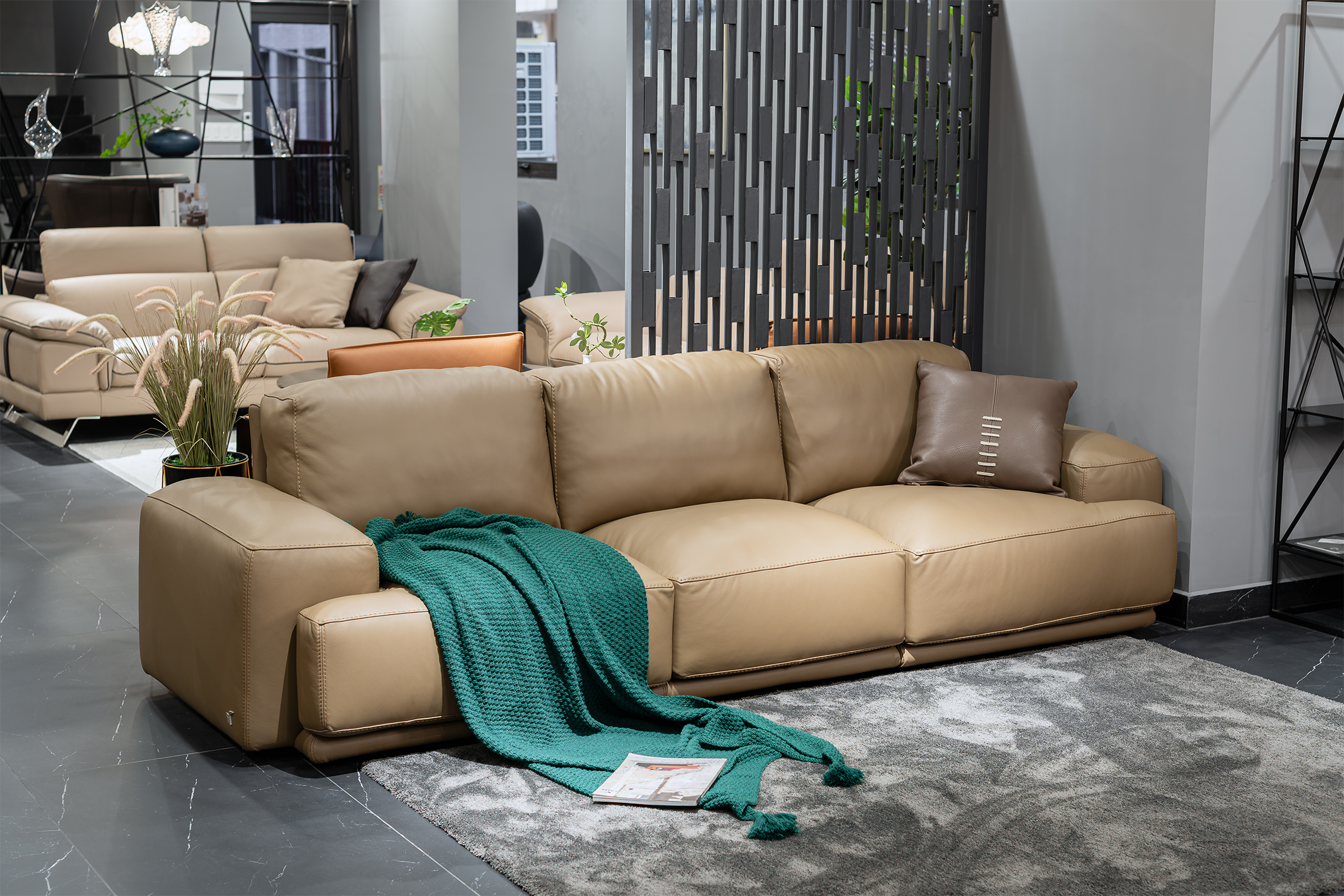 Sofa da Italia: Băng dài Foster CAL 1155 góc 2
