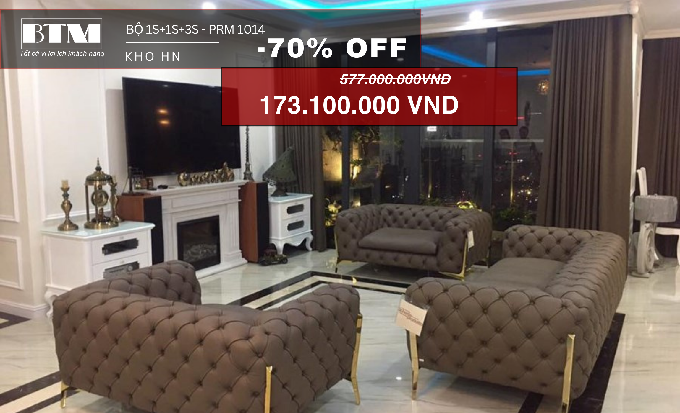Sofa da Italia: Bộ rời 1014-BELLE EPOQUE