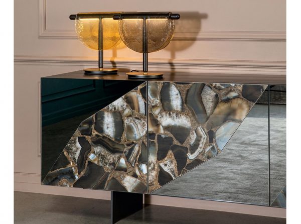 Kệ decor Alcione Italia góc 4