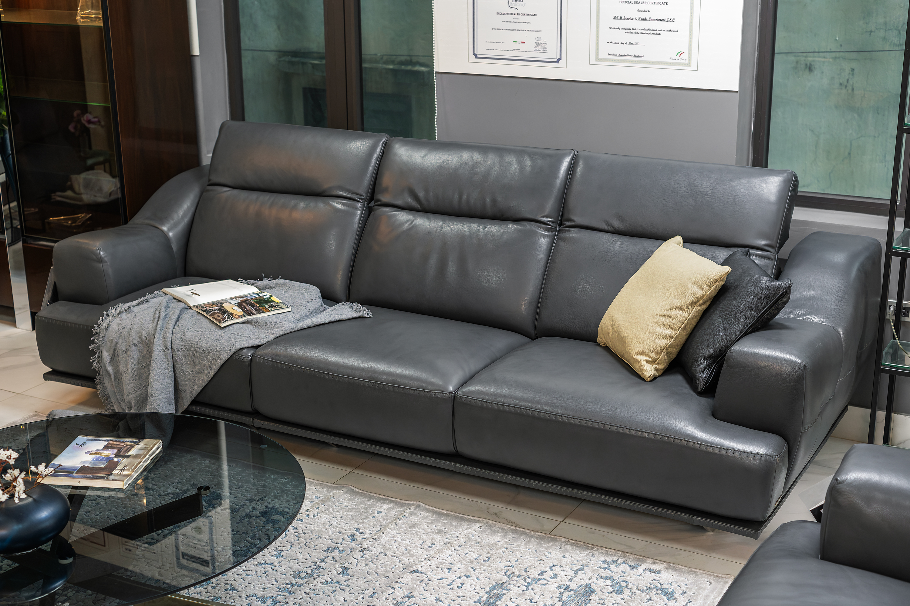 Sofa da Italia: Bộ rời Fellini góc 4
