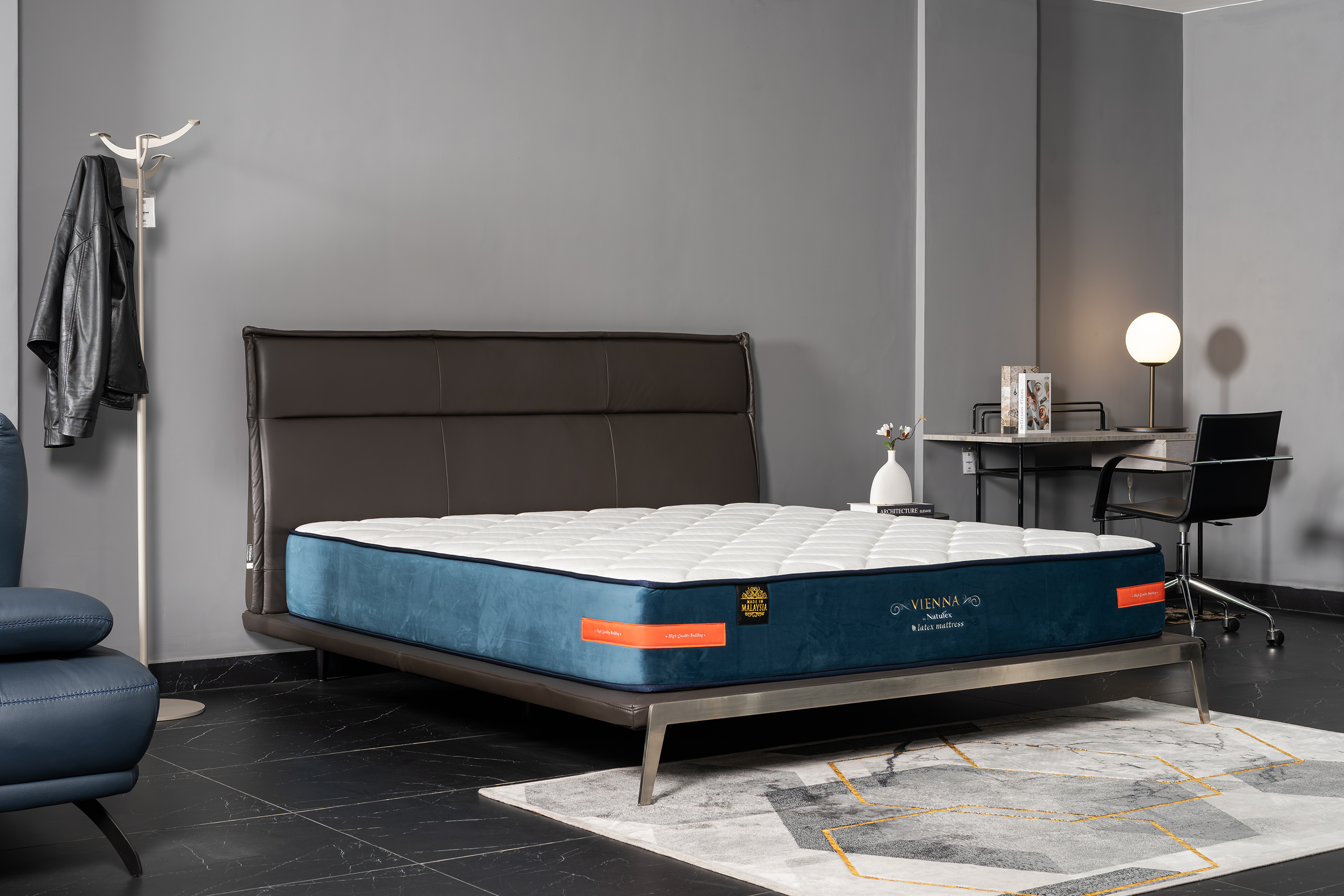Giường nhập khẩu Malaysia ZL538 góc 2