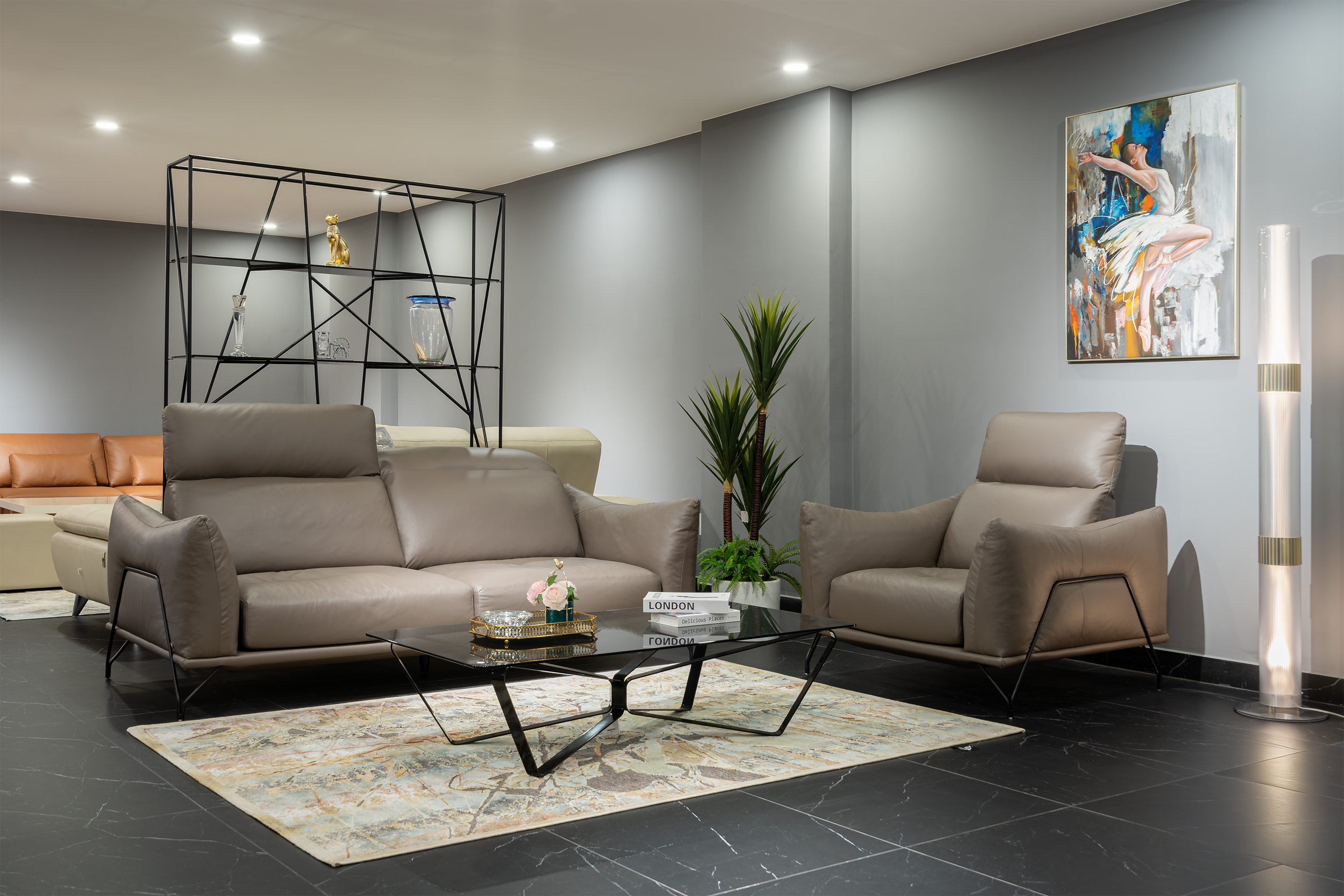 Sofa da Malaysia: Bộ rời ZL3718