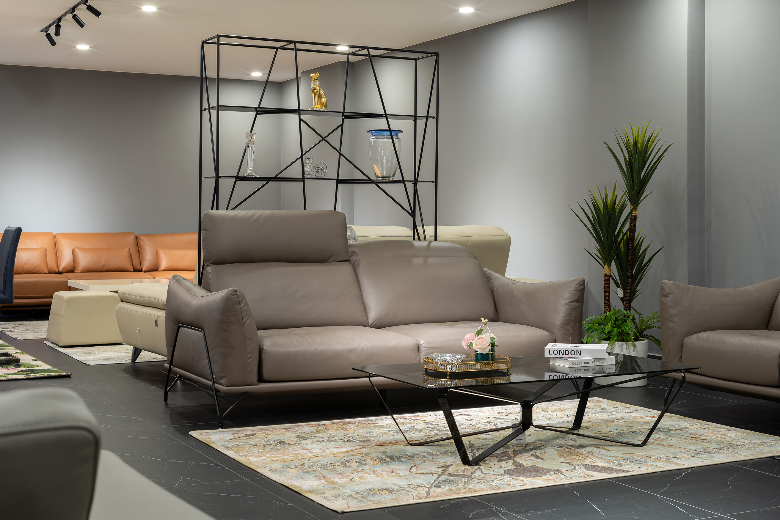 Sofa da Malaysia: Bộ rời ZL3718 góc 3