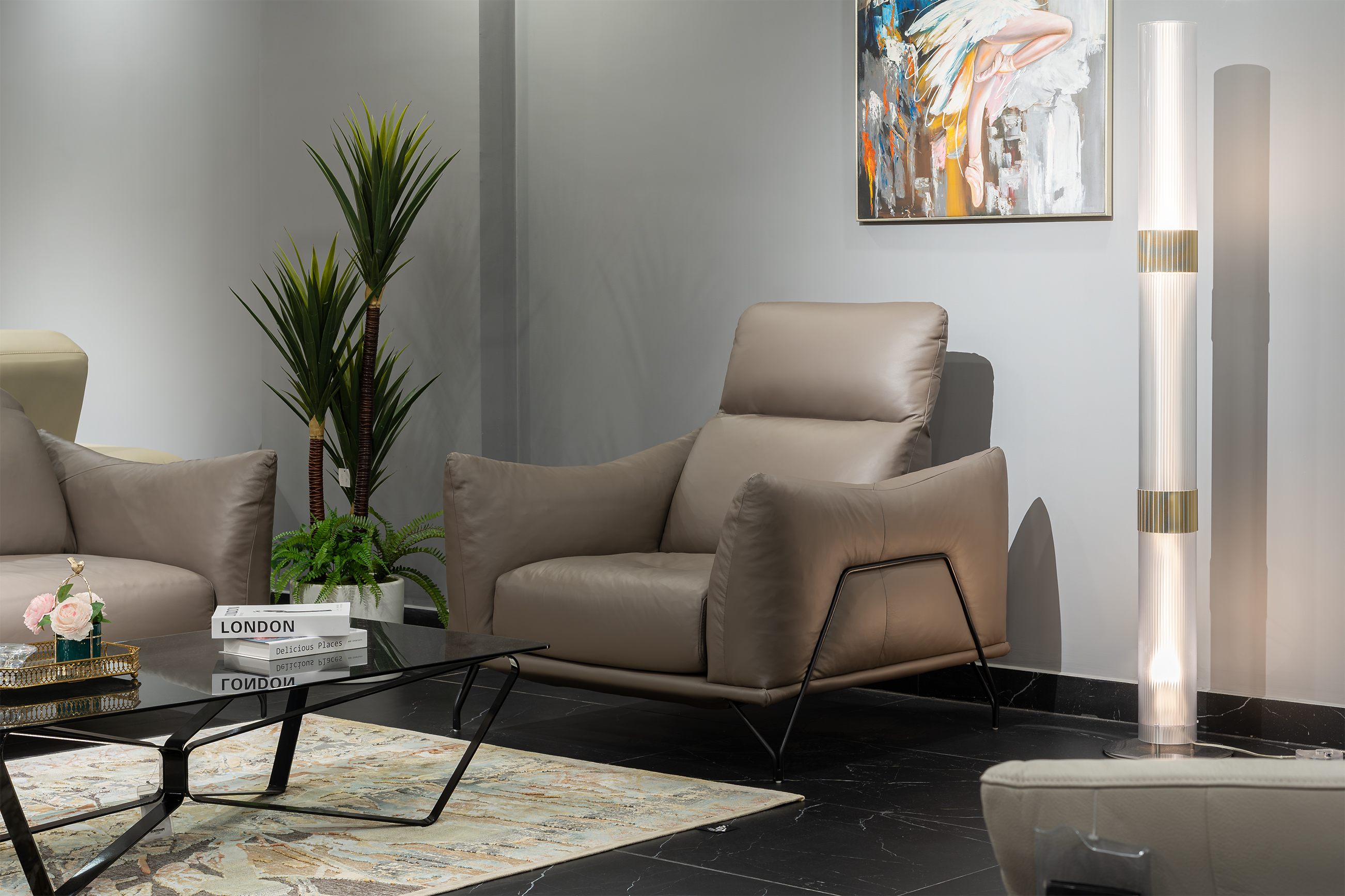 Sofa da Malaysia: Bộ rời ZL3718 góc 4