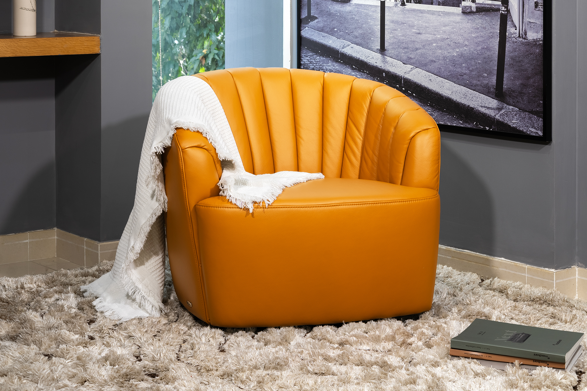 Ghế armchair Malaysia ZL628 góc 2