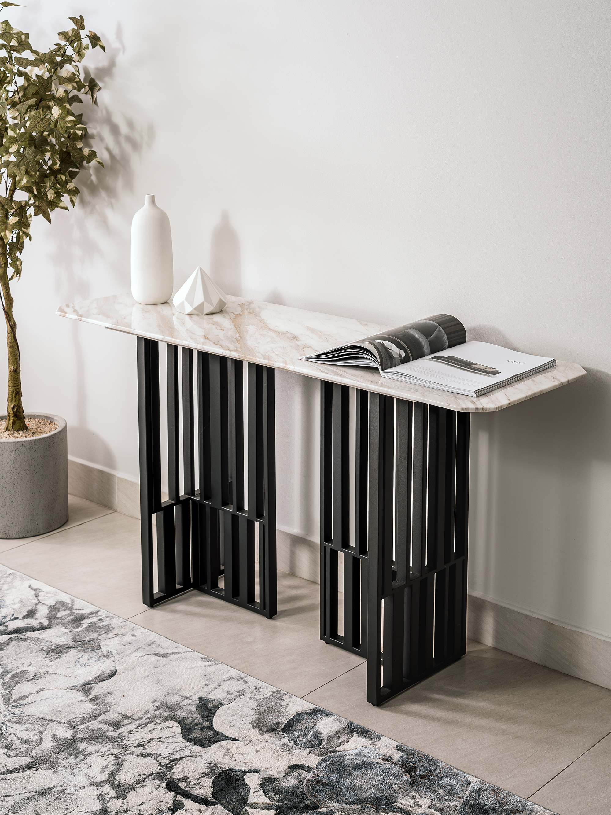 Bàn console Lexington góc 4
