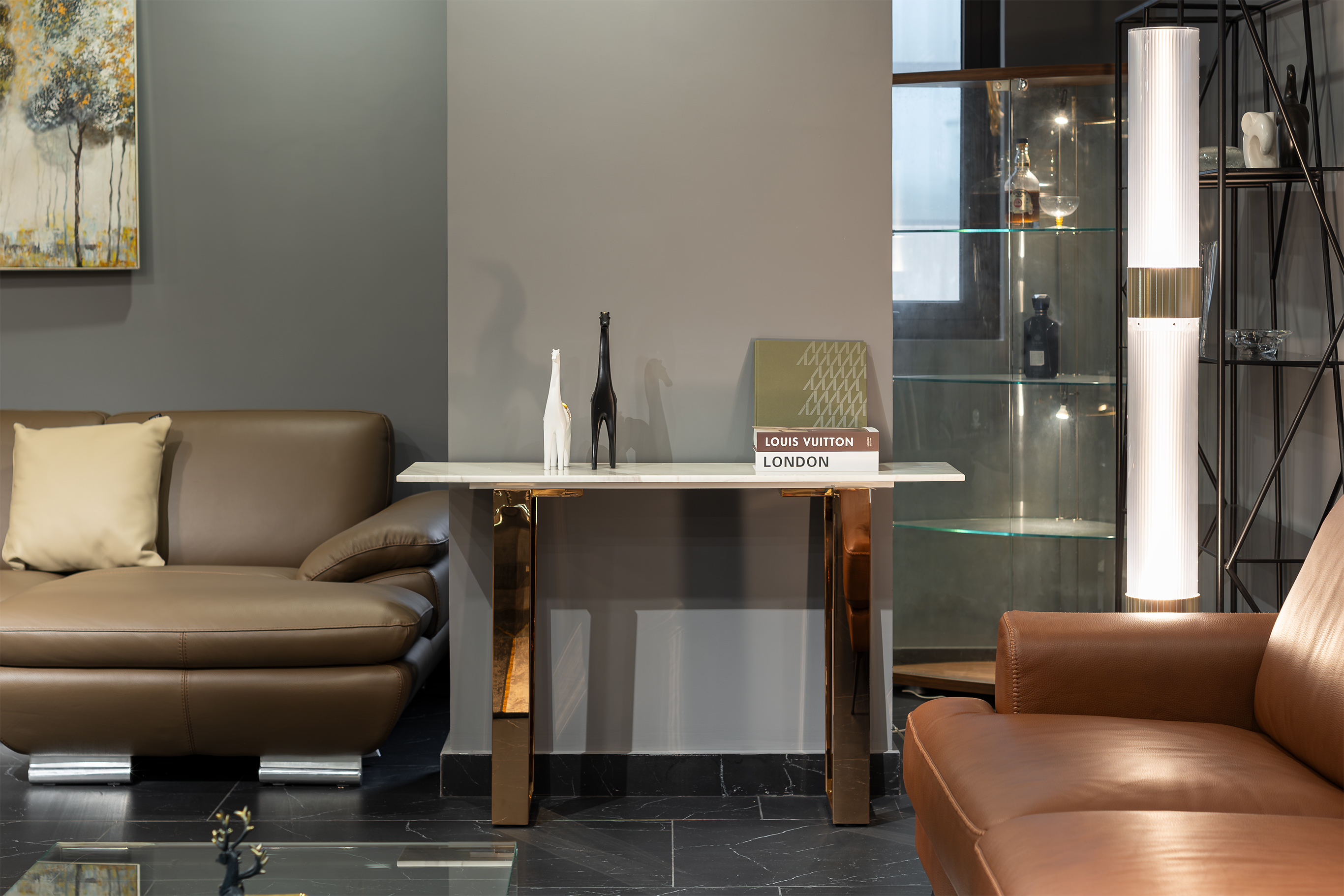Bàn console Freccia góc 1