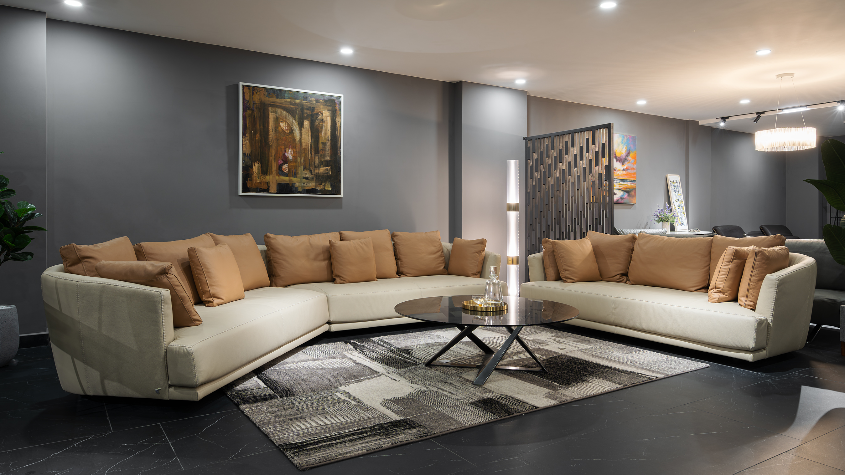 Sofa da Italia: Băng dài Aplomb-1230 góc 4